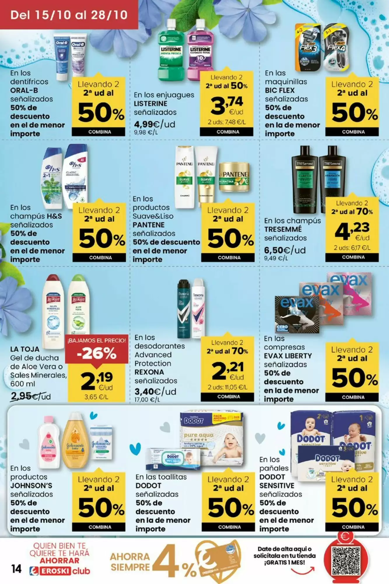 Folleto promocional de Autoservicios Familia válido desde el 15/10/2026 - Página 14.