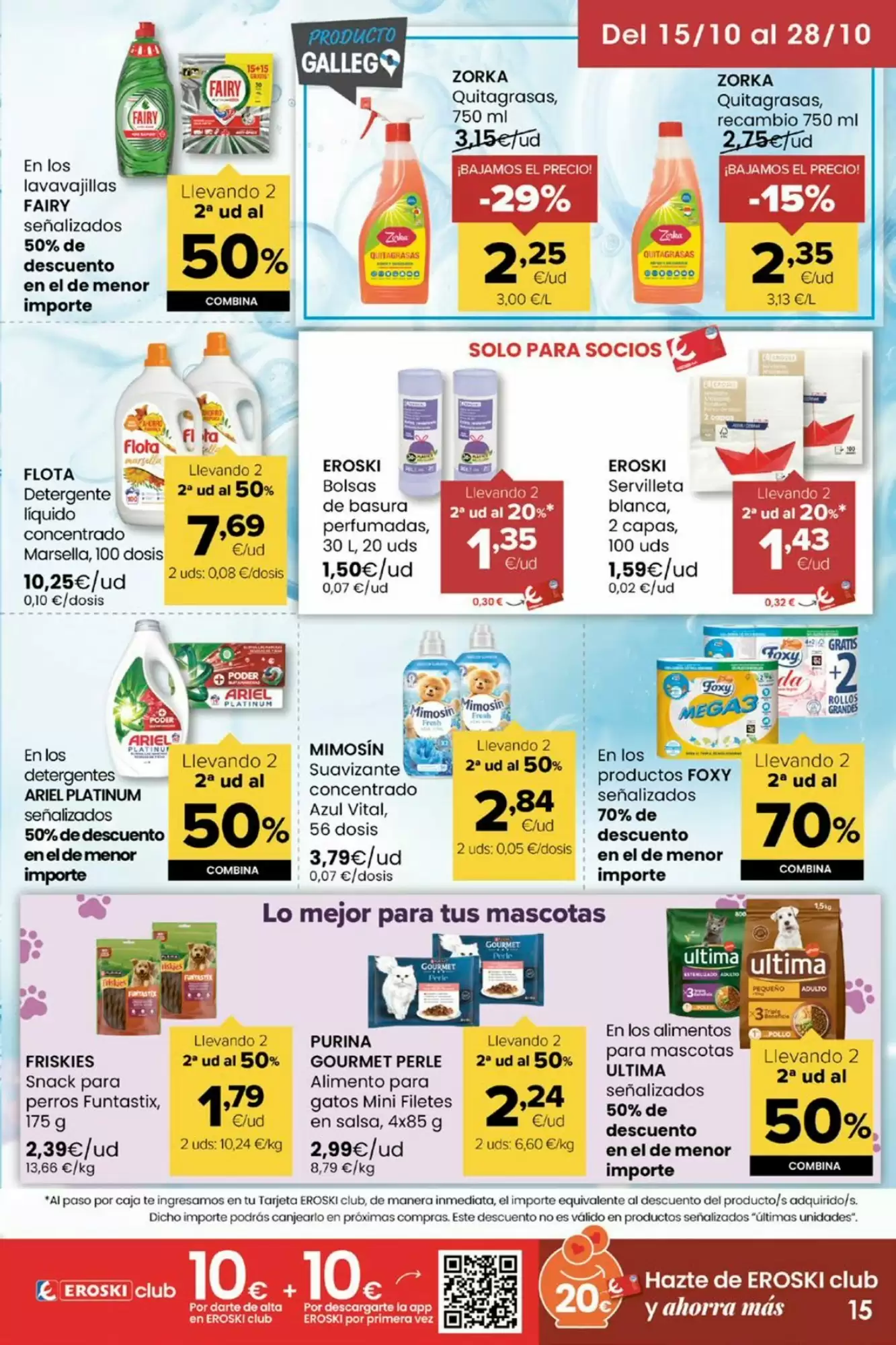 Folleto promocional de Autoservicios Familia válido desde el 15/10/2026 - Página 15.