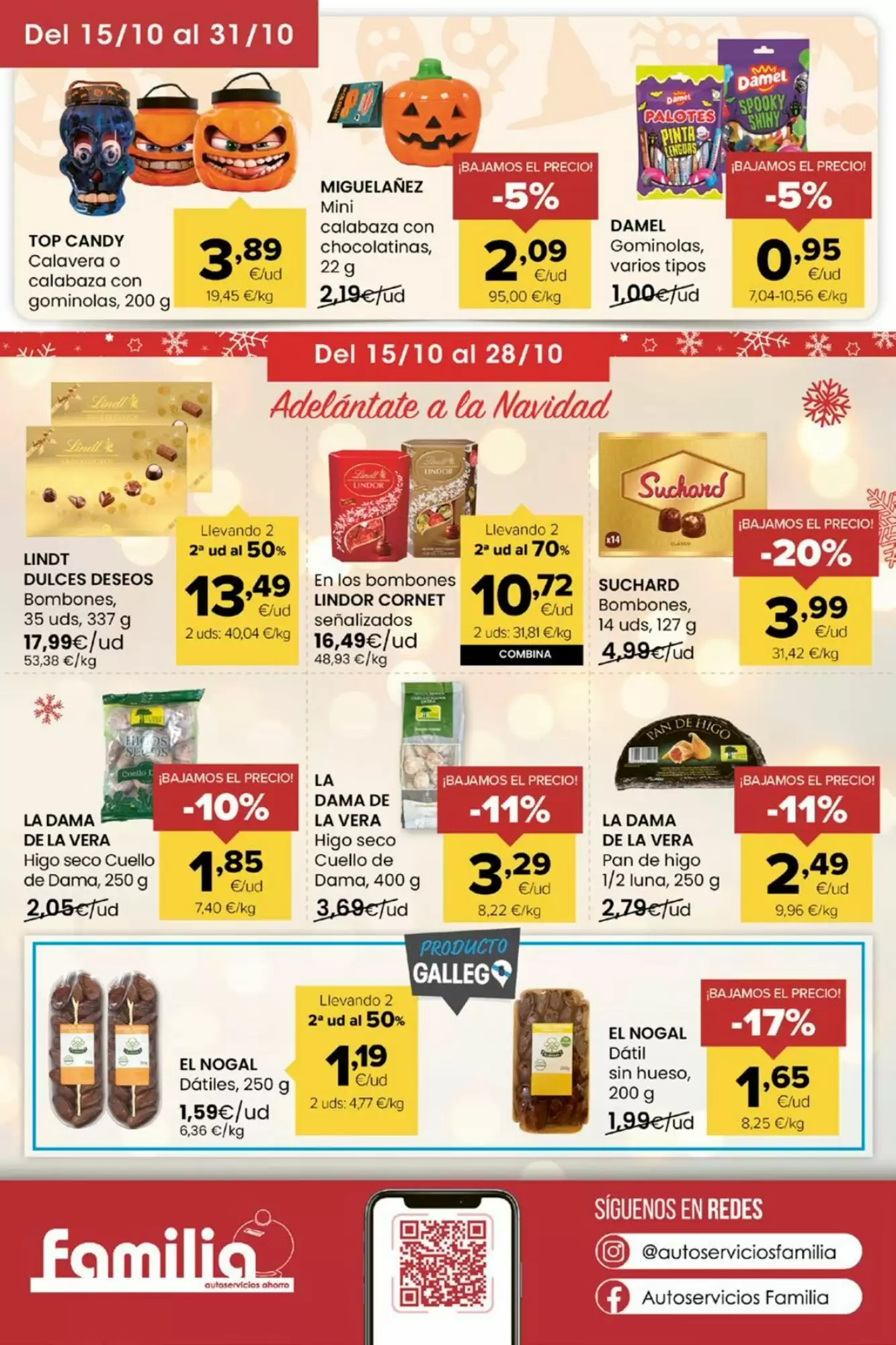 Folleto promocional de Autoservicios Familia válido desde el 15/10/2026 - Página 16.