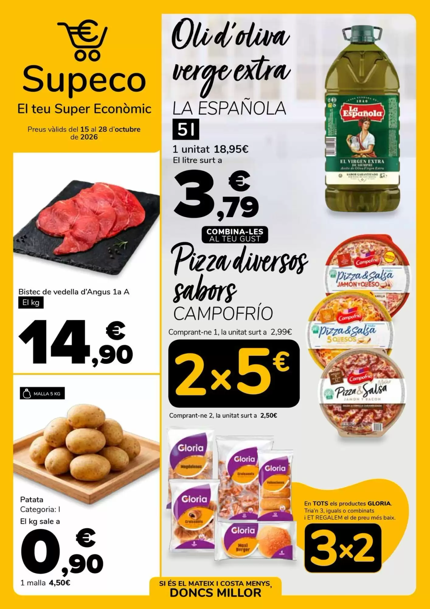 Folleto promocional de Supeco válido desde el 15/10/2026 - Página 1.