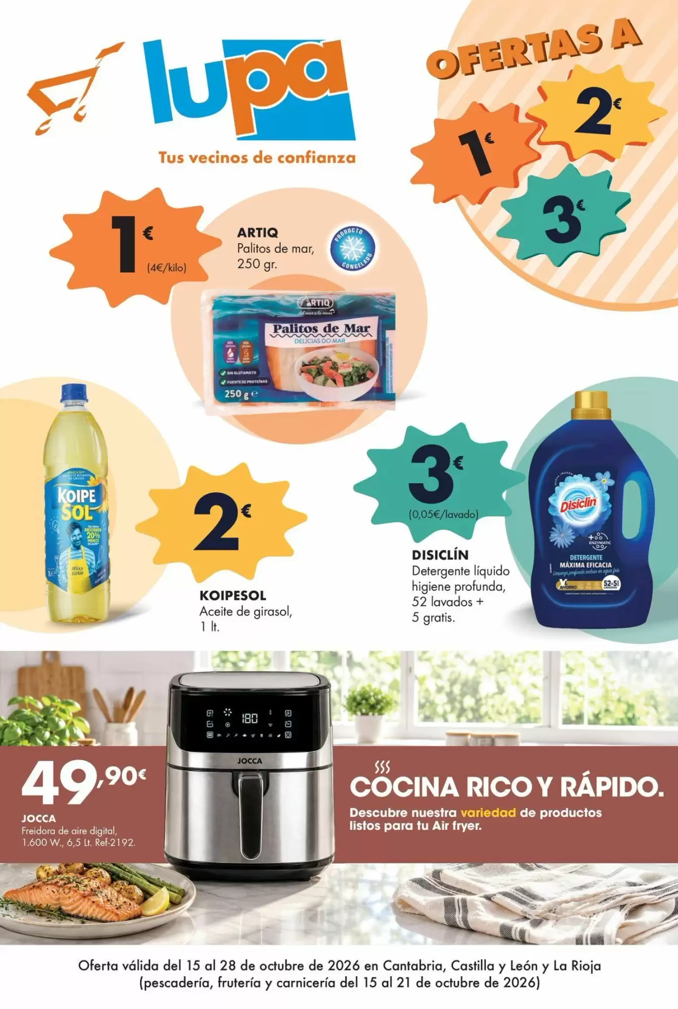 Folleto promocional de Lupa válido desde el 15/10/2026 - Página 1.