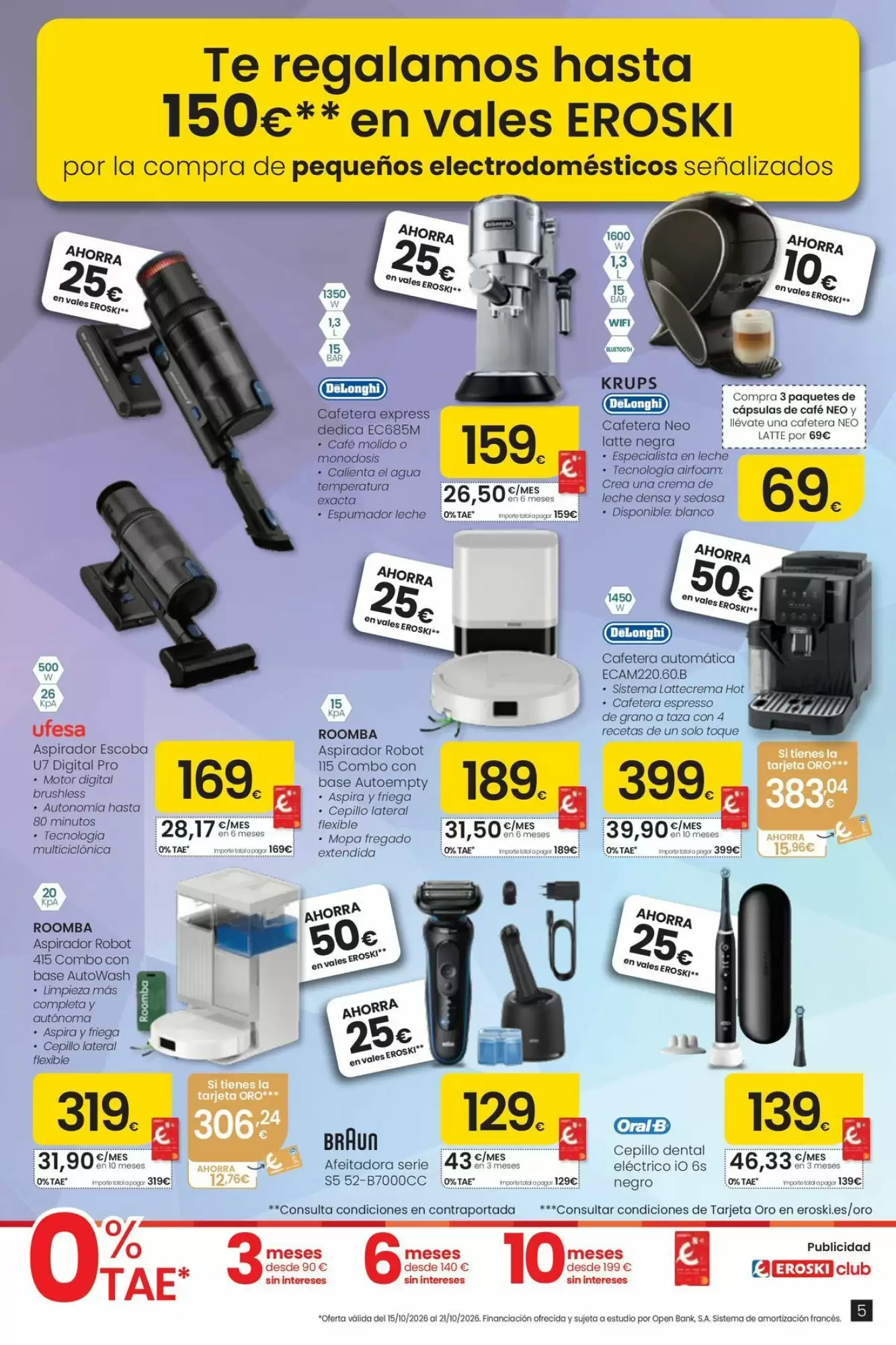 Folleto promocional de Eroski válido desde el 15/10/2026 - Página 5.