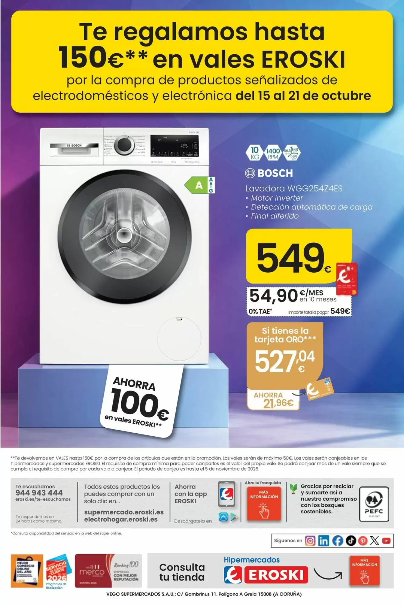 Folleto promocional de Eroski válido desde el 15/10/2026 - Página 8.