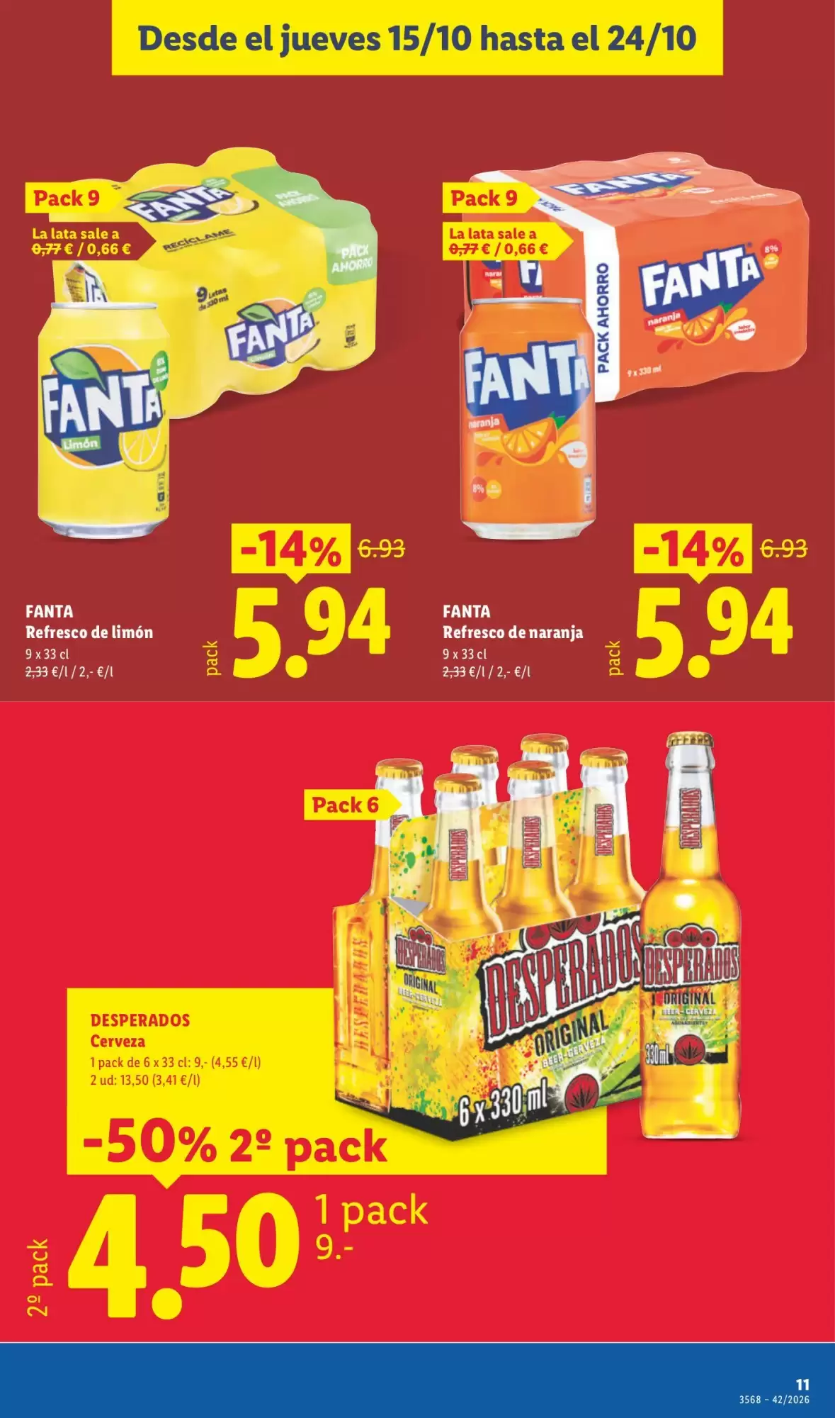 Folleto promocional de Lidl válido desde el 15/10/2026 - Página 11.