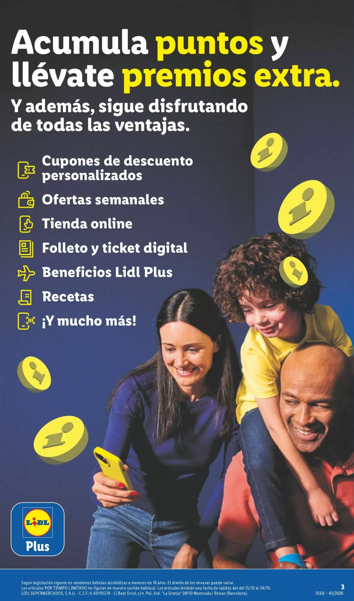 Folleto promocional de Lidl válido desde el 15/10/2026 - Página 3.