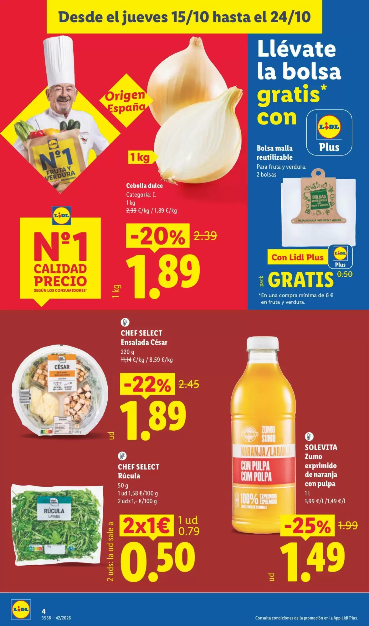 Folleto promocional de Lidl válido desde el 15/10/2026 - Página 4.