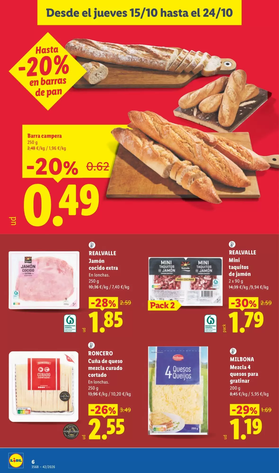Folleto promocional de Lidl válido desde el 15/10/2026 - Página 6.