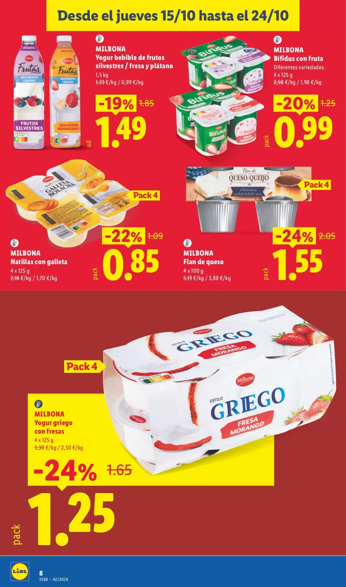 Folleto promocional de Lidl válido desde el 15/10/2026 - Página 8.