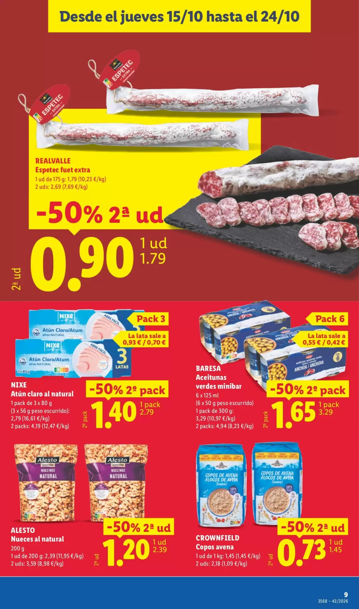 Folleto promocional de Lidl válido desde el 15/10/2026 - Página 9.