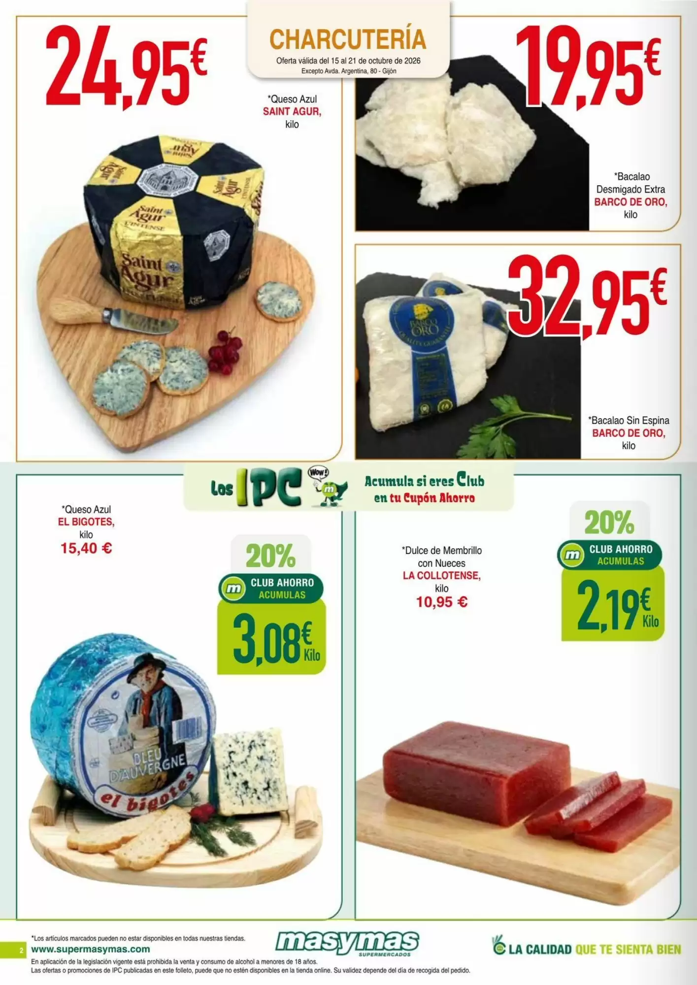 Folleto promocional de Masymas válido desde el 15/10/2026 - Página 2.