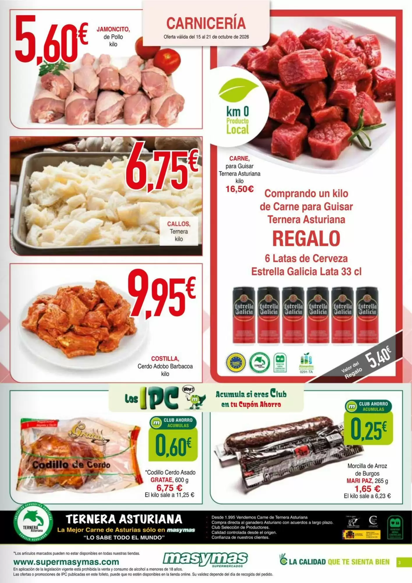 Folleto promocional de Masymas válido desde el 15/10/2026 - Página 3.