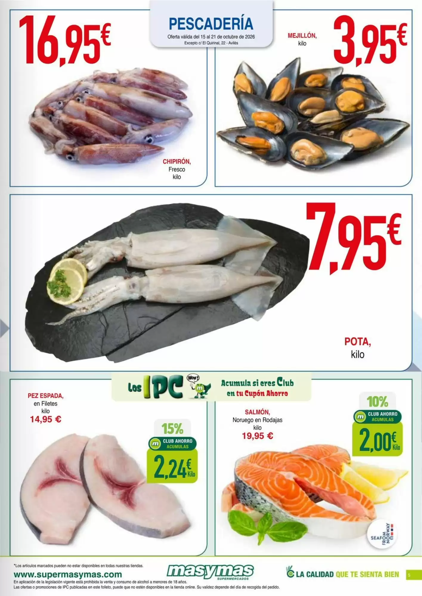 Folleto promocional de Masymas válido desde el 15/10/2026 - Página 5.