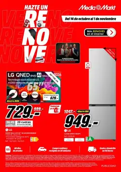 Folleto promocional de MediaMarkt válido desde el 15/10/2026