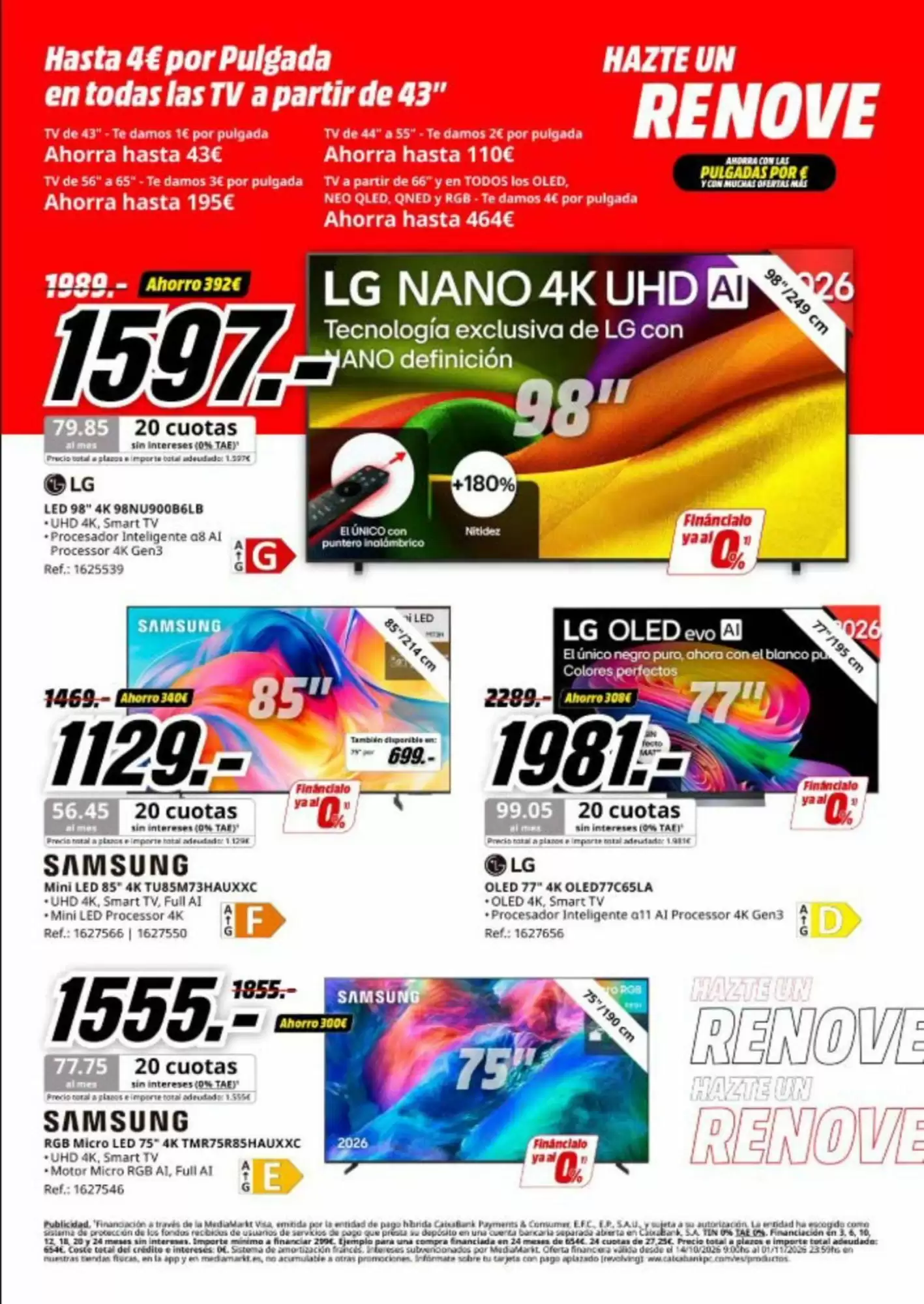 Folleto promocional de MediaMarkt válido desde el 15/10/2026 - Página 2.