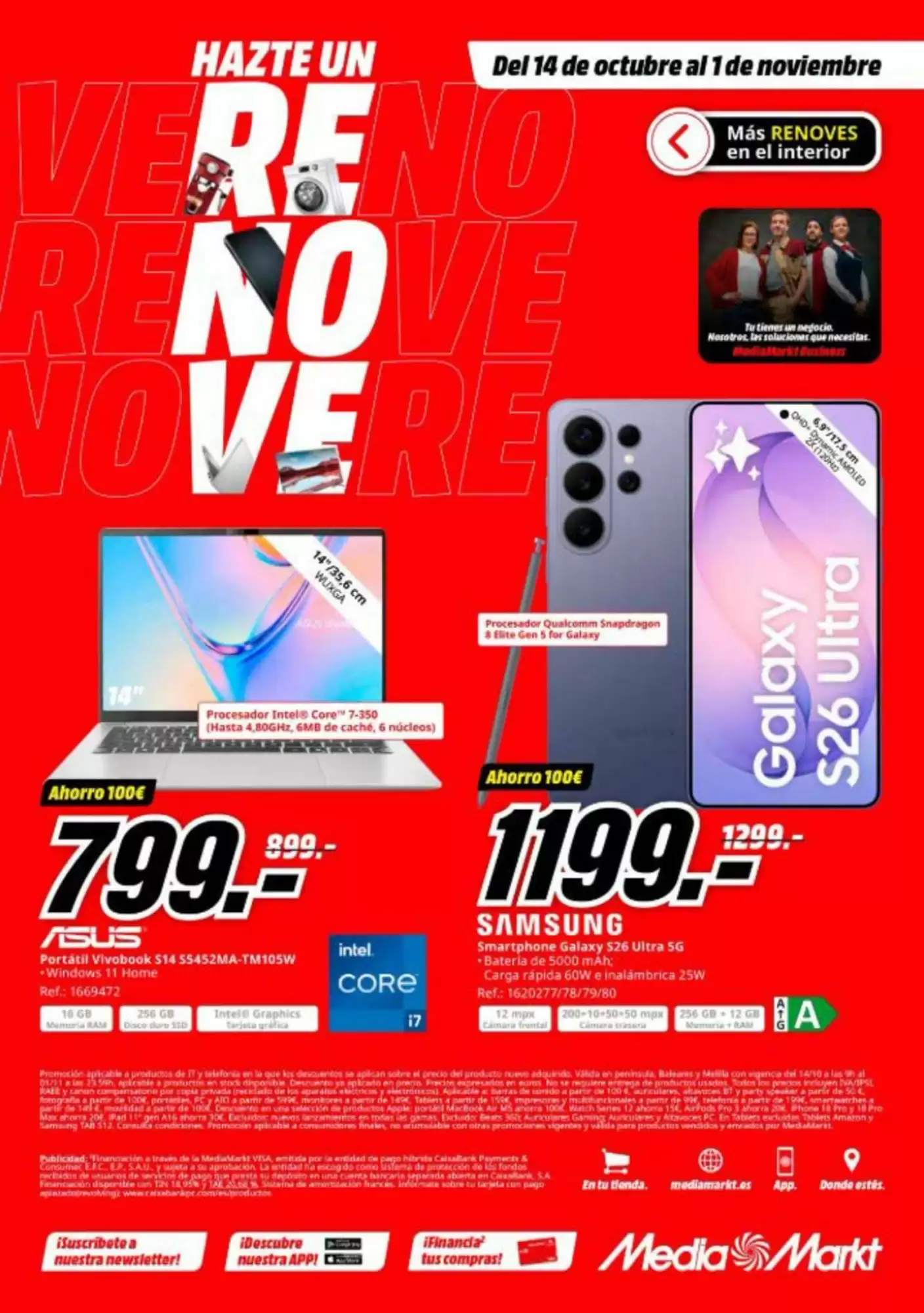 Folleto promocional de MediaMarkt válido desde el 15/10/2026 - Página 36.