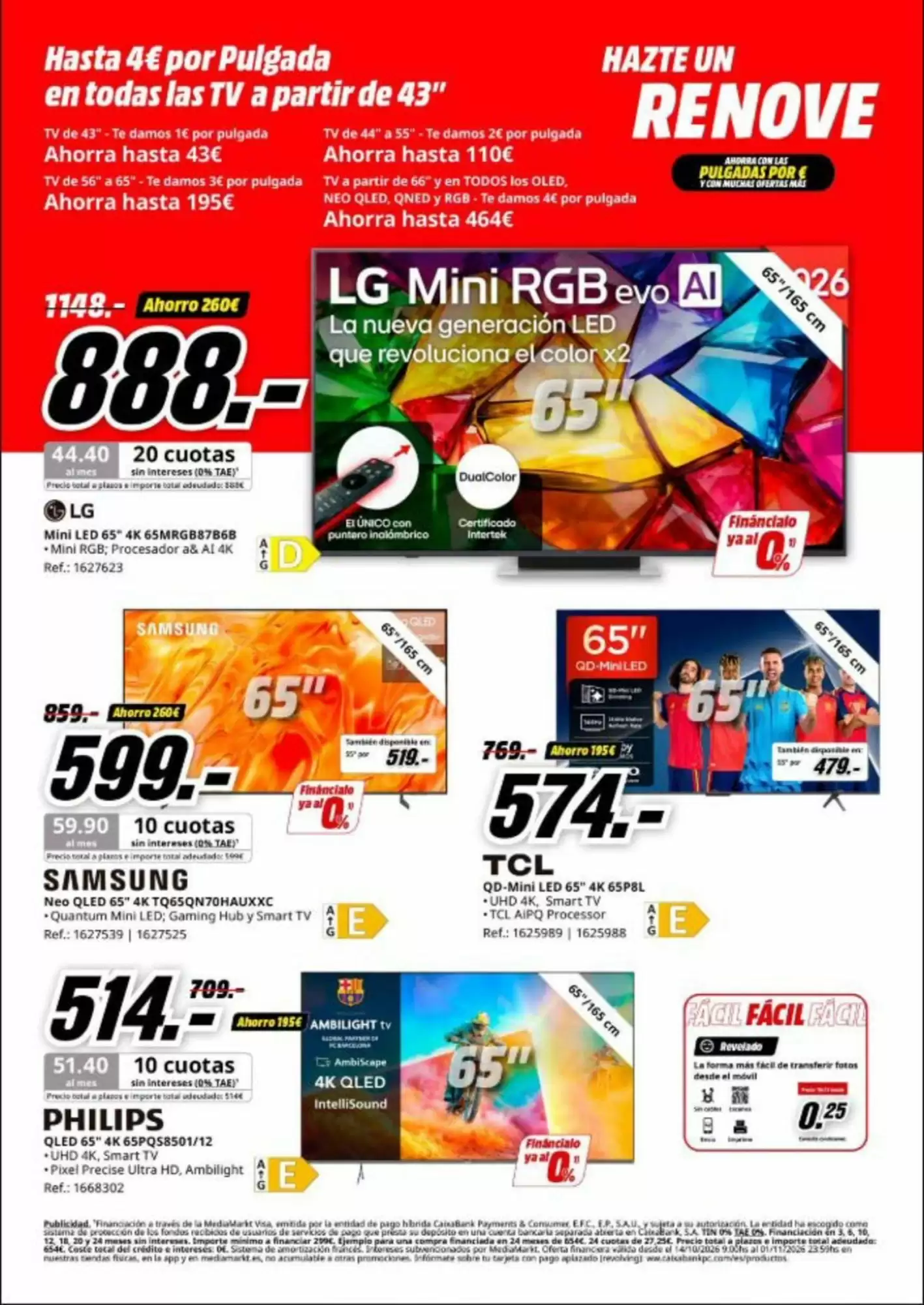 Folleto promocional de MediaMarkt válido desde el 15/10/2026 - Página 4.