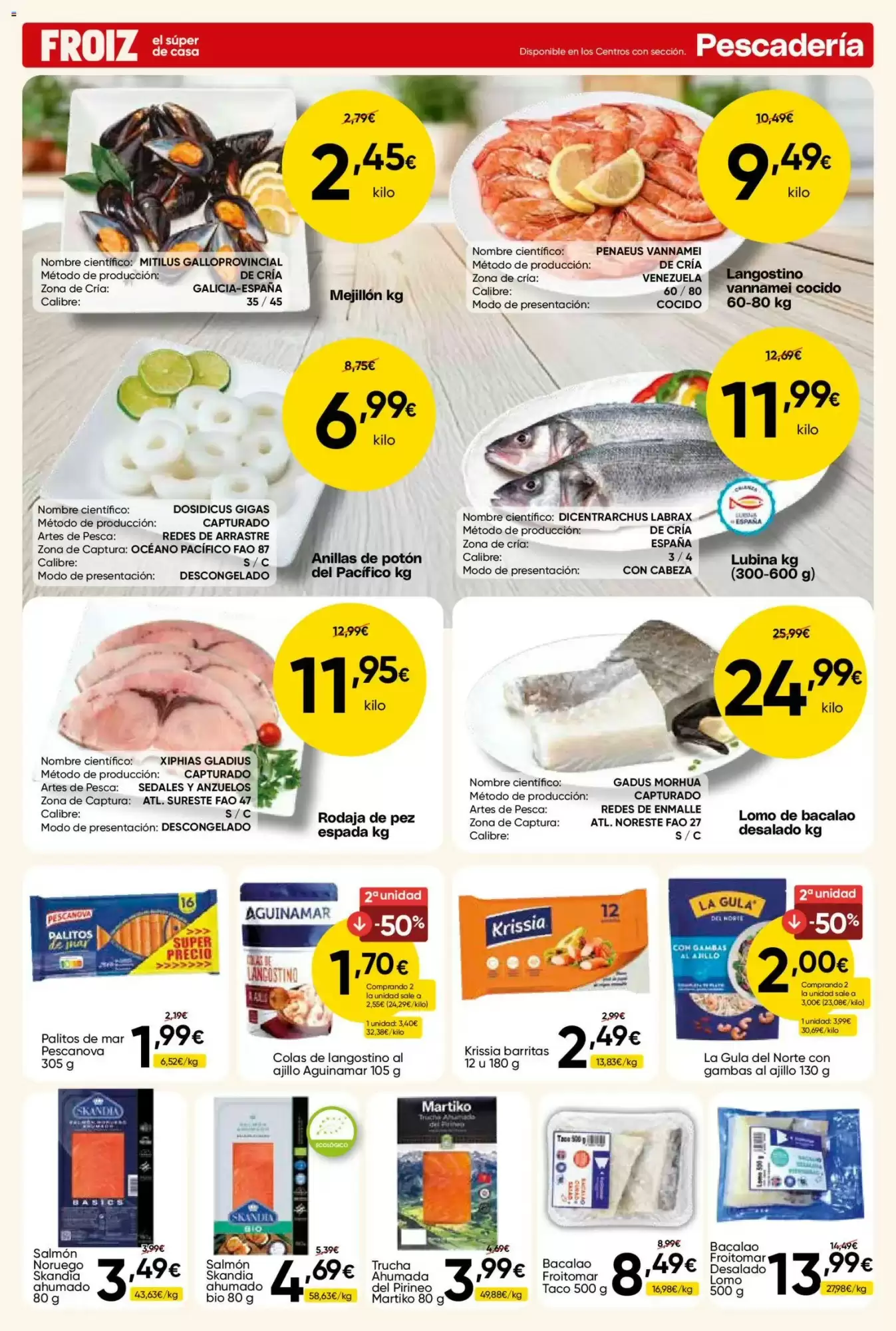 Folleto promocional de FROIZ válido desde el 15/10/2026 - Página 5.
