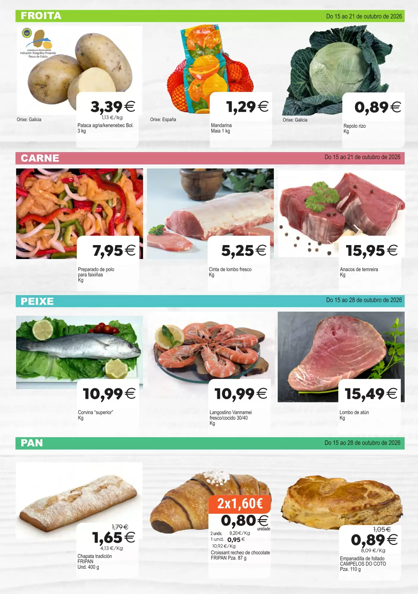 Folleto promocional de Plenus Supermercados válido desde el 15/10/2026 - Página 2.