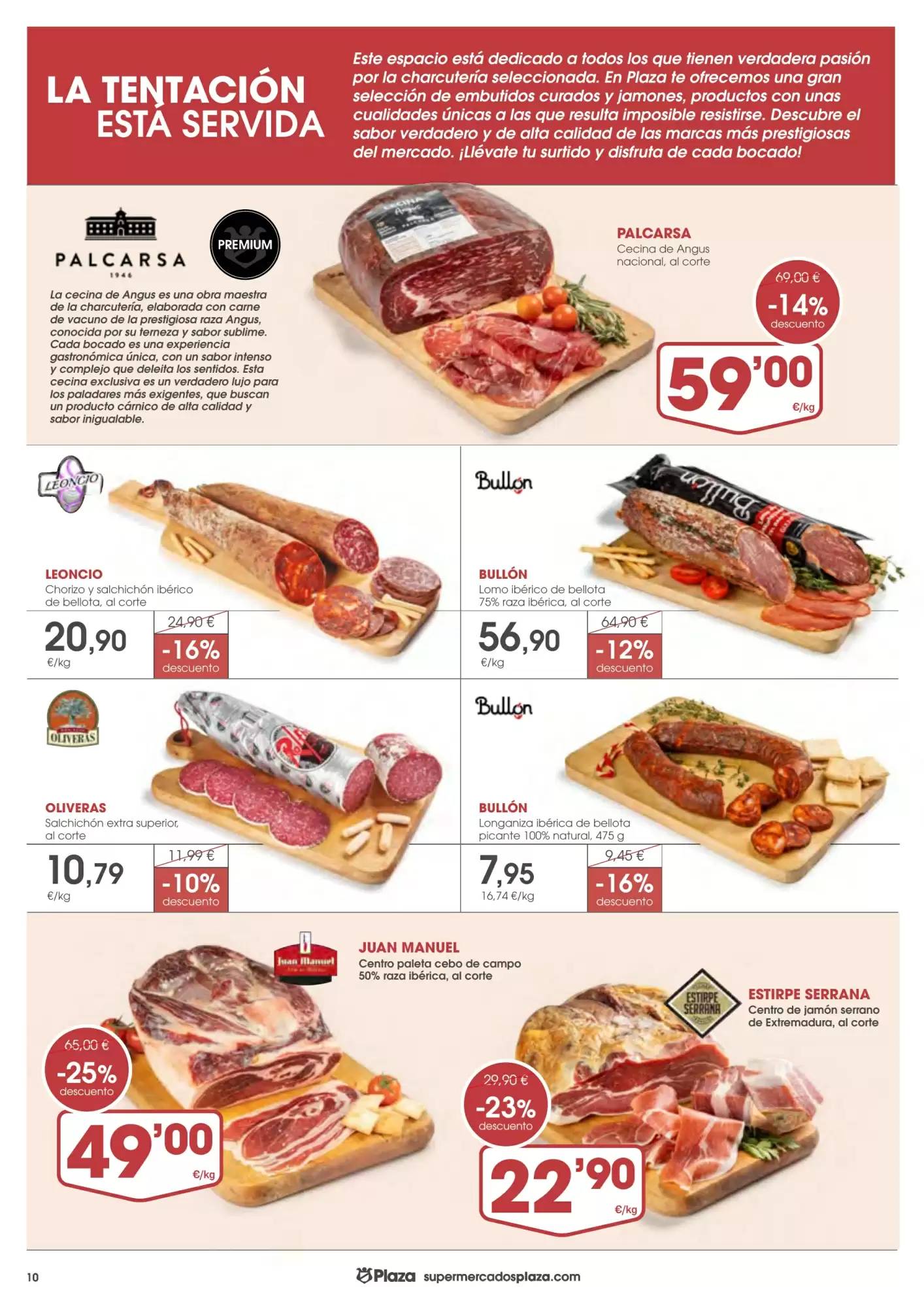Folleto promocional de Supermercados Plaza válido desde el 15/10/2026 - Página 10.