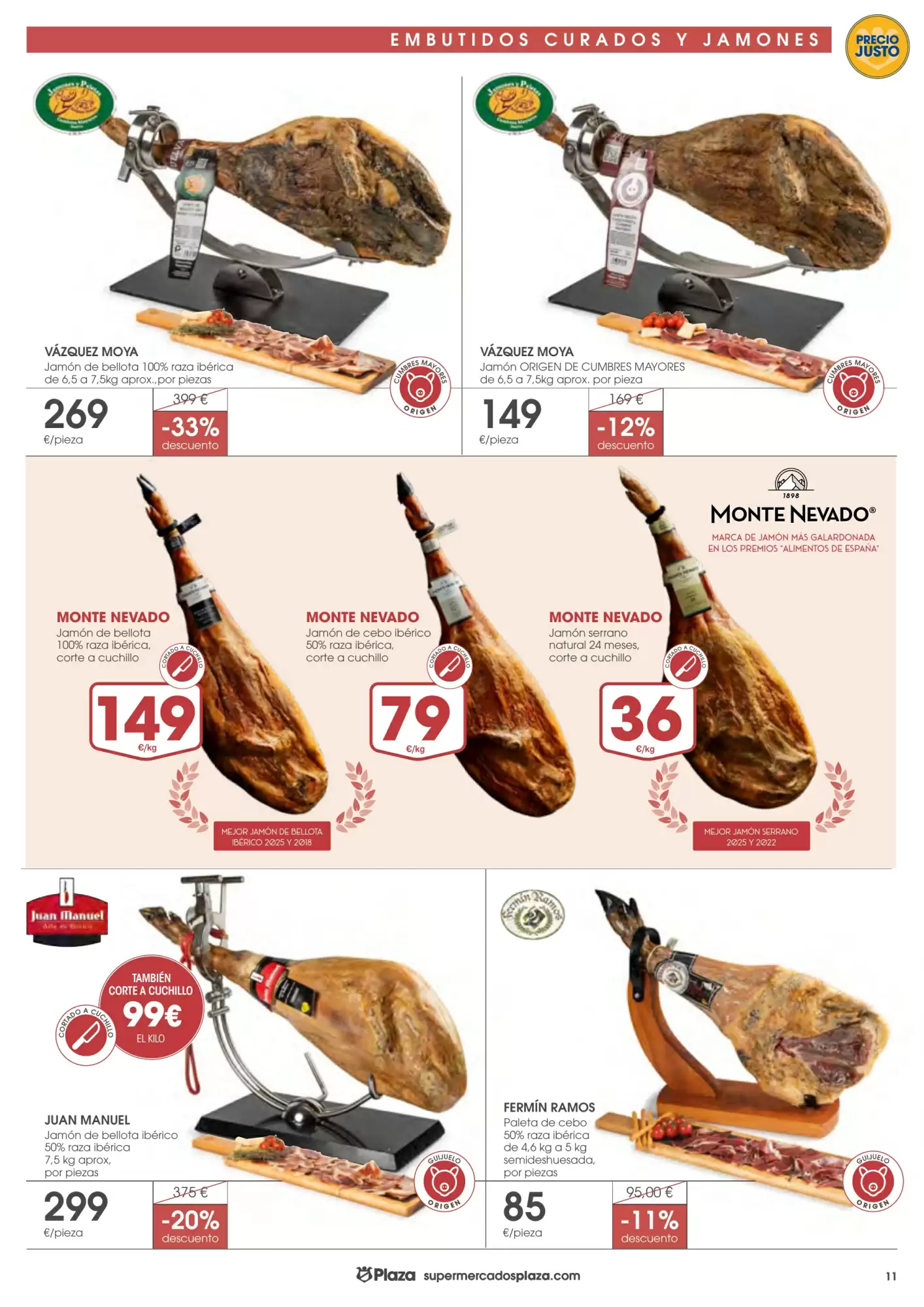 Folleto promocional de Supermercados Plaza válido desde el 15/10/2026 - Página 11.