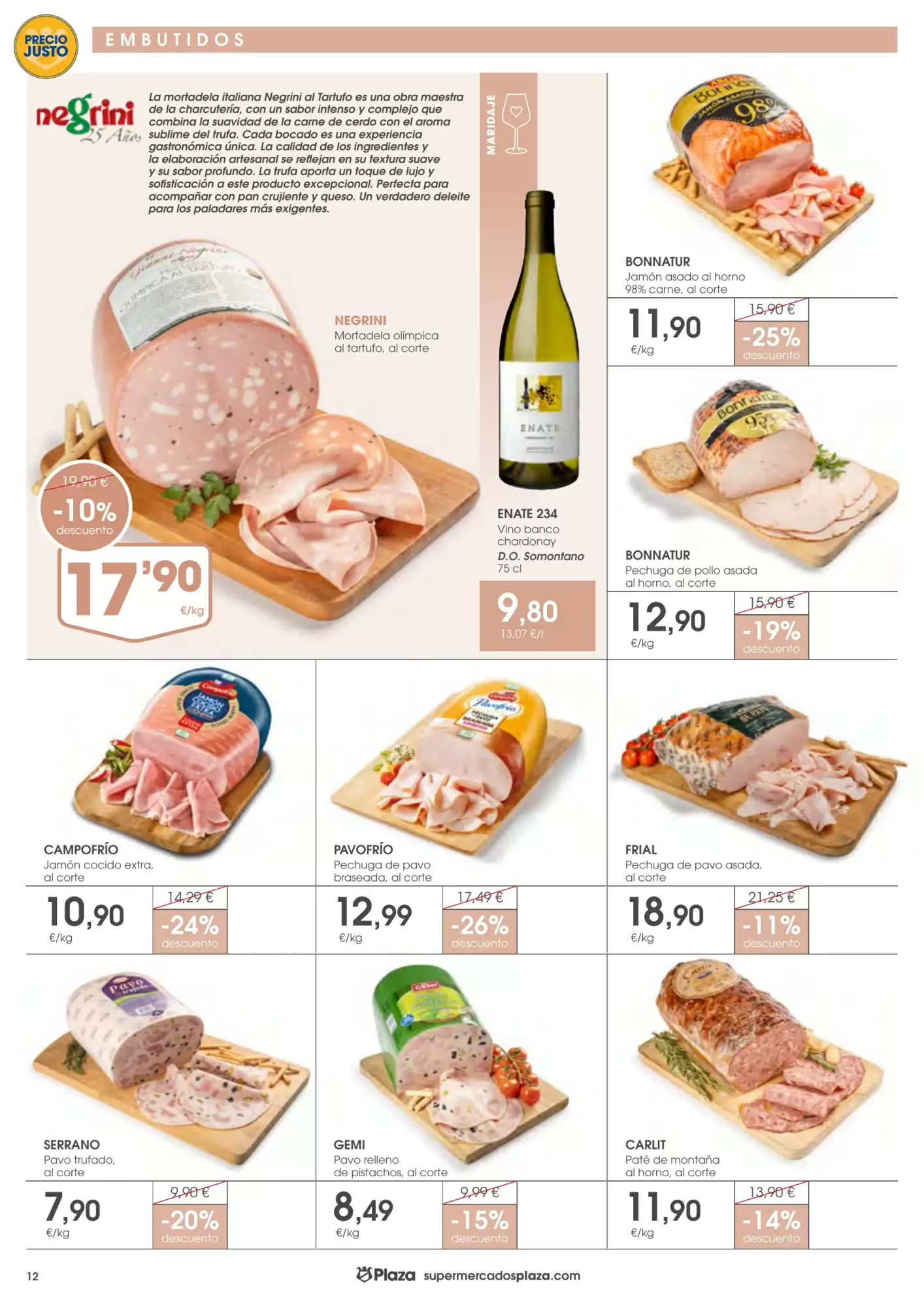 Folleto promocional de Supermercados Plaza válido desde el 15/10/2026 - Página 12.
