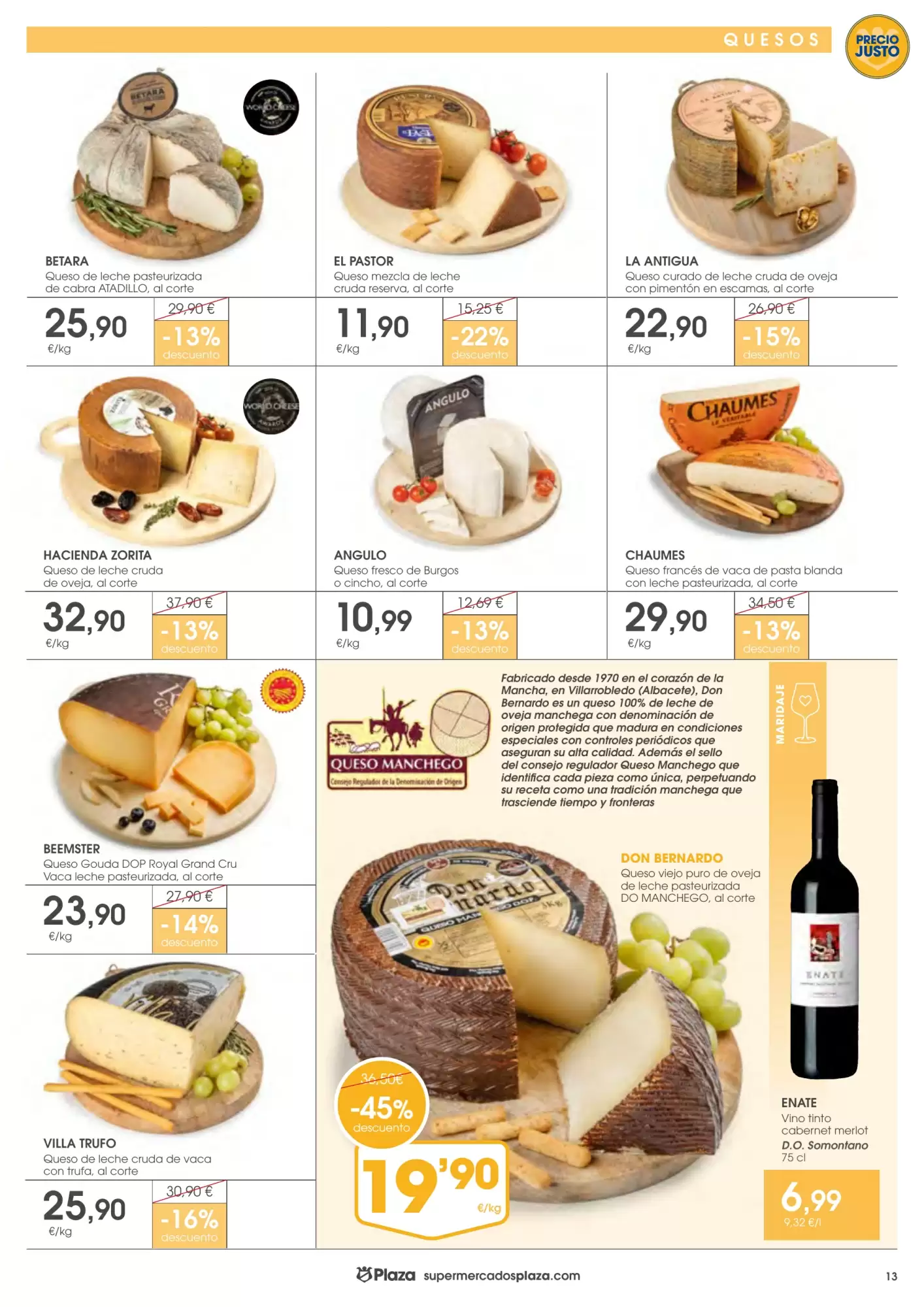 Folleto promocional de Supermercados Plaza válido desde el 15/10/2026 - Página 13.
