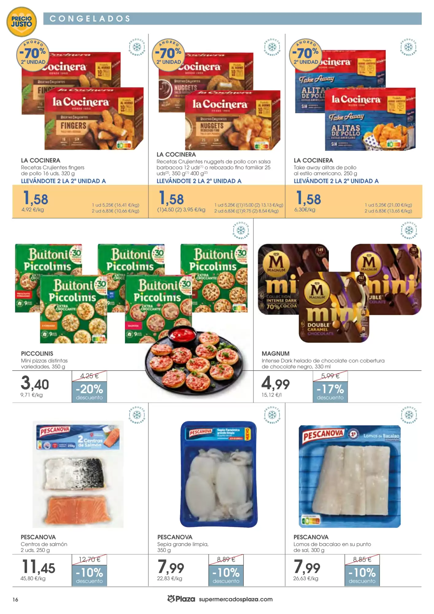 Folleto promocional de Supermercados Plaza válido desde el 15/10/2026 - Página 16.