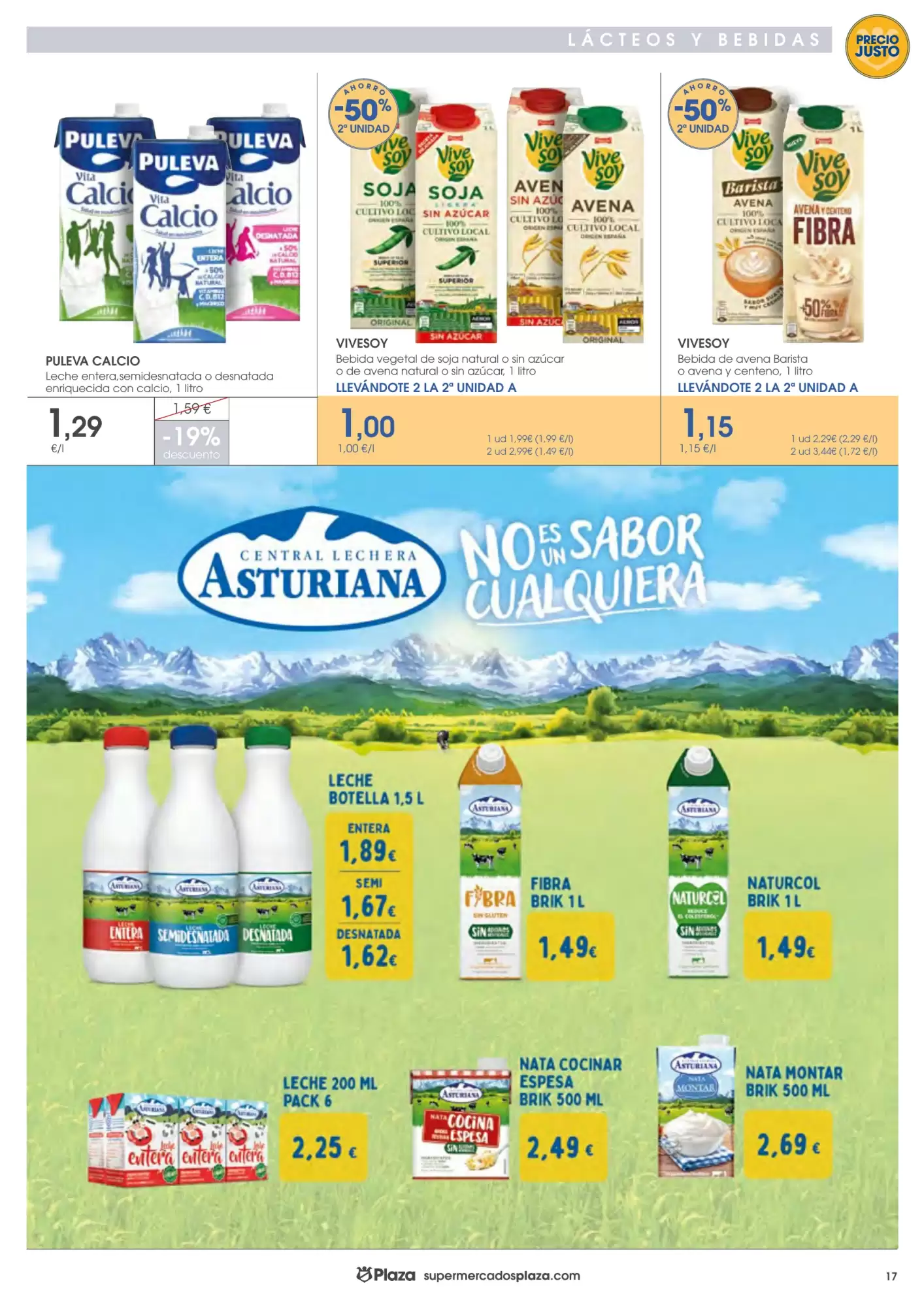 Folleto promocional de Supermercados Plaza válido desde el 15/10/2026 - Página 17.