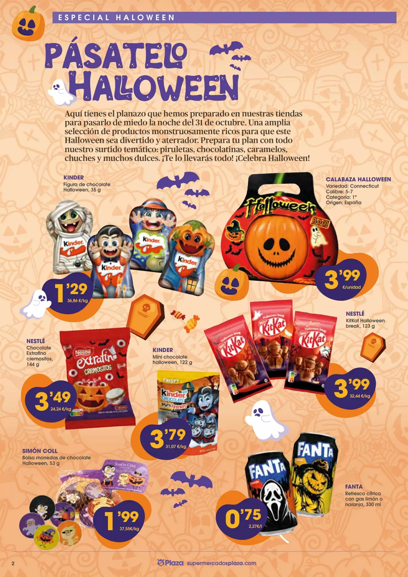 Folleto promocional de Supermercados Plaza válido desde el 15/10/2026 - Página 2.