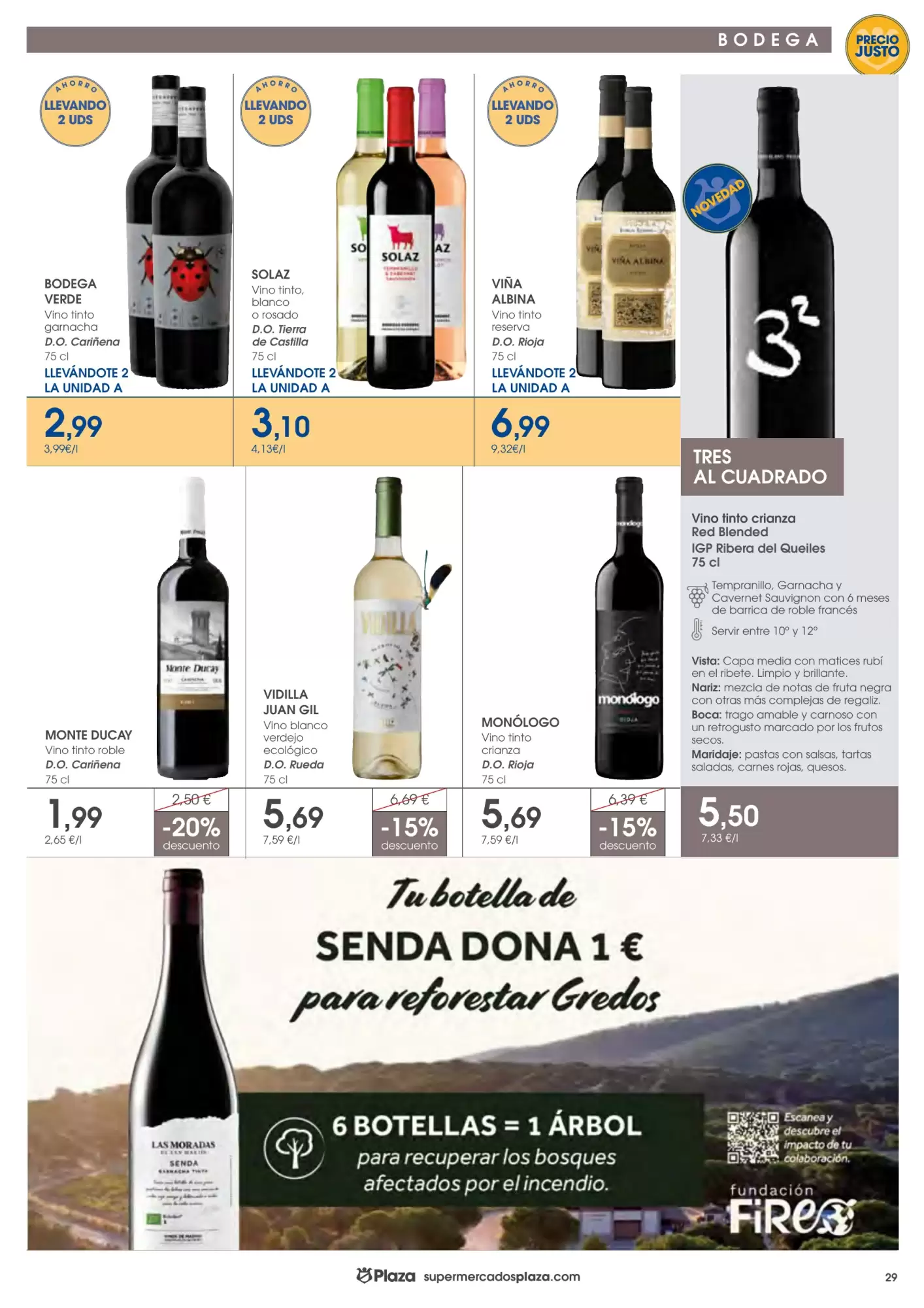 Folleto promocional de Supermercados Plaza válido desde el 15/10/2026 - Página 29.