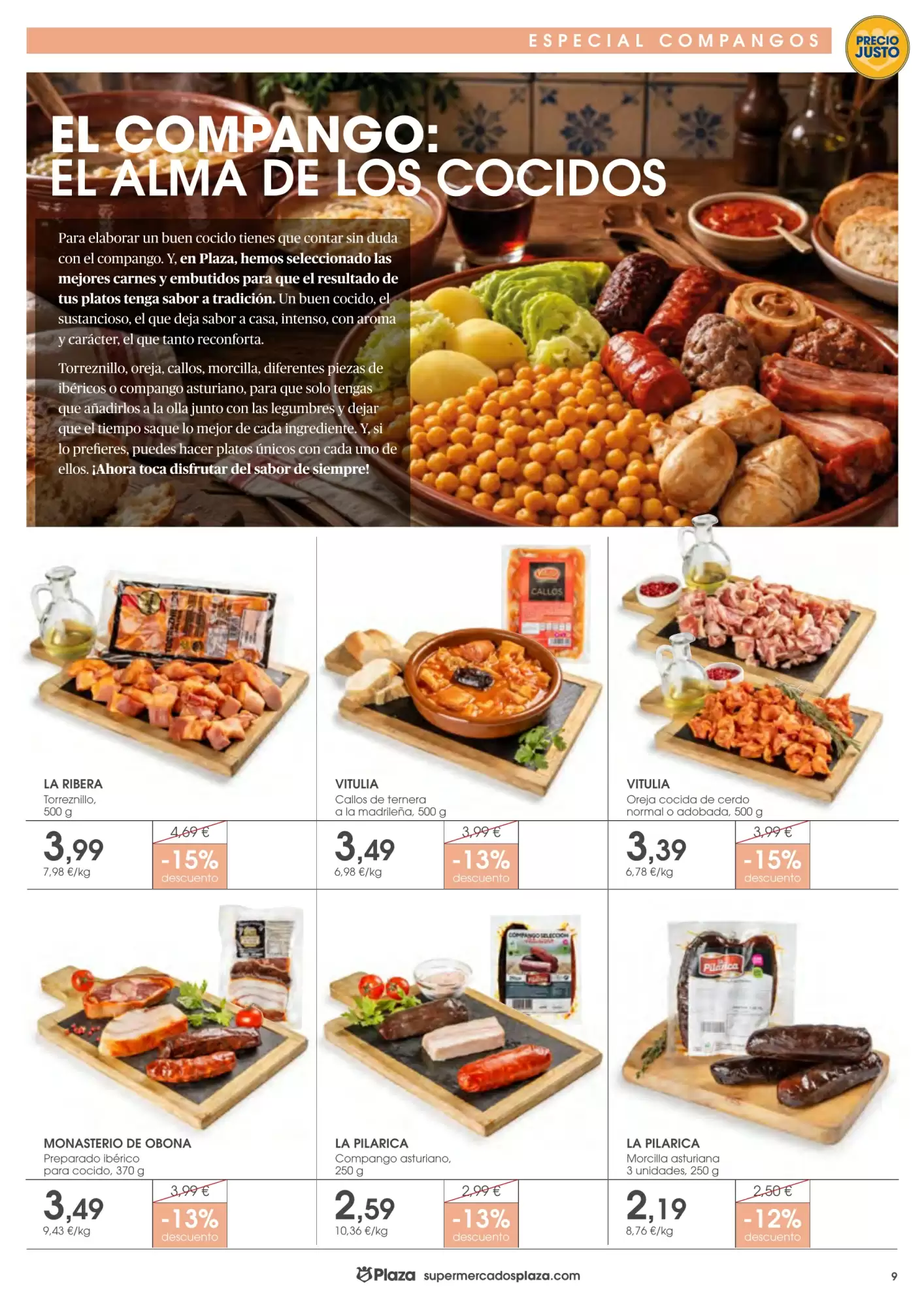 Folleto promocional de Supermercados Plaza válido desde el 15/10/2026 - Página 9.