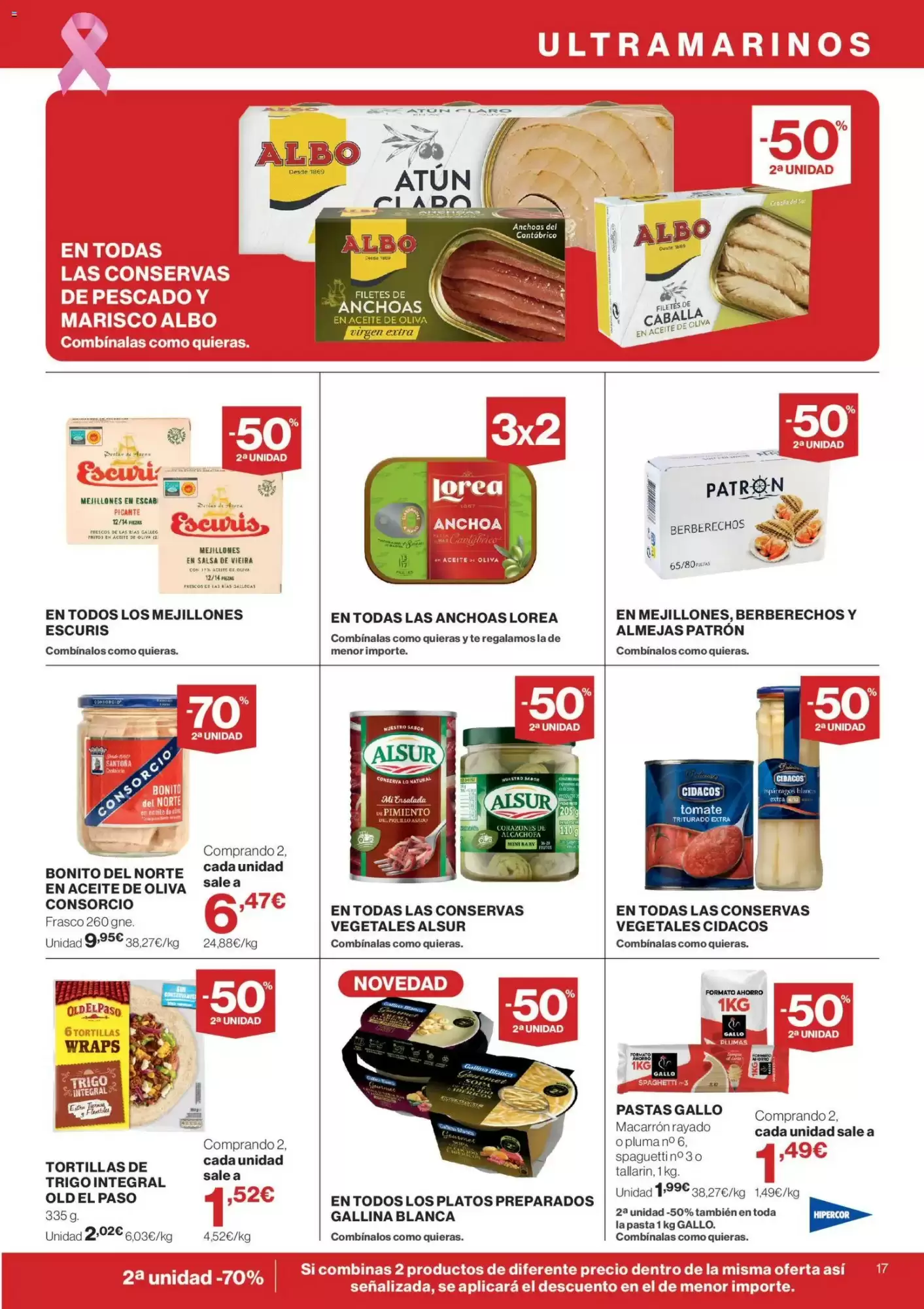 Folleto promocional de Hipercor válido desde el 15/10/2026 - Página 17.