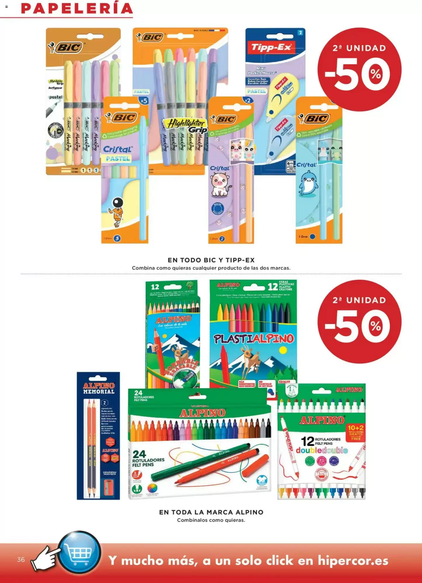 Folleto promocional de Hipercor válido desde el 15/10/2026 - Página 36.