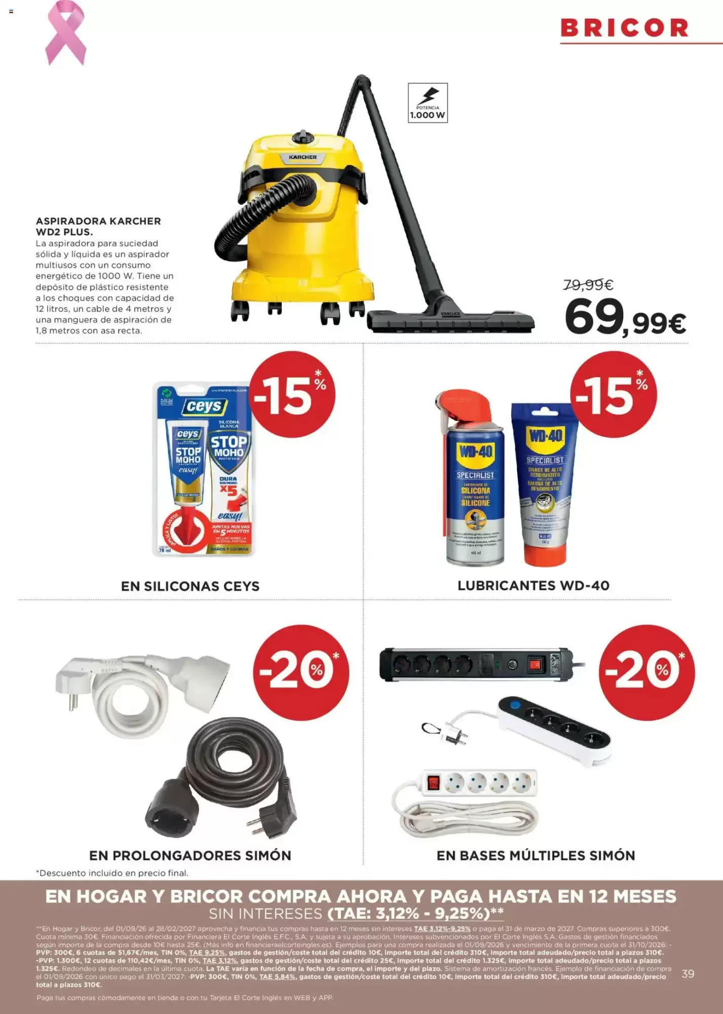 Folleto promocional de Hipercor válido desde el 15/10/2026 - Página 39.