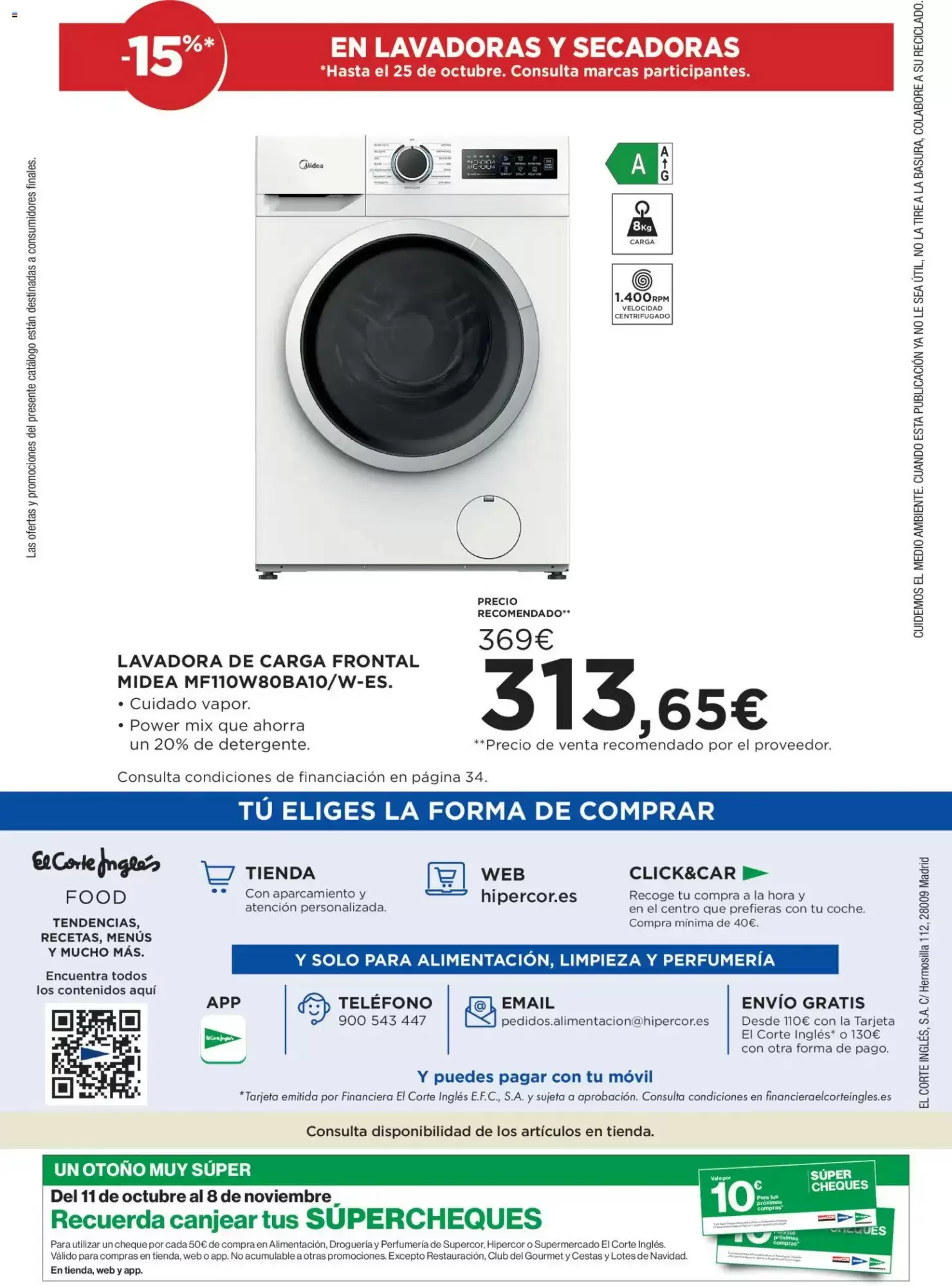 Folleto promocional de Hipercor válido desde el 15/10/2026 - Página 40.