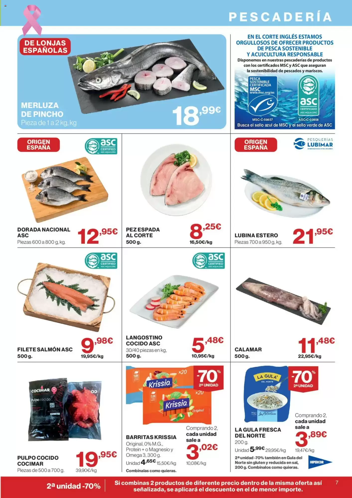 Folleto promocional de Hipercor válido desde el 15/10/2026 - Página 7.