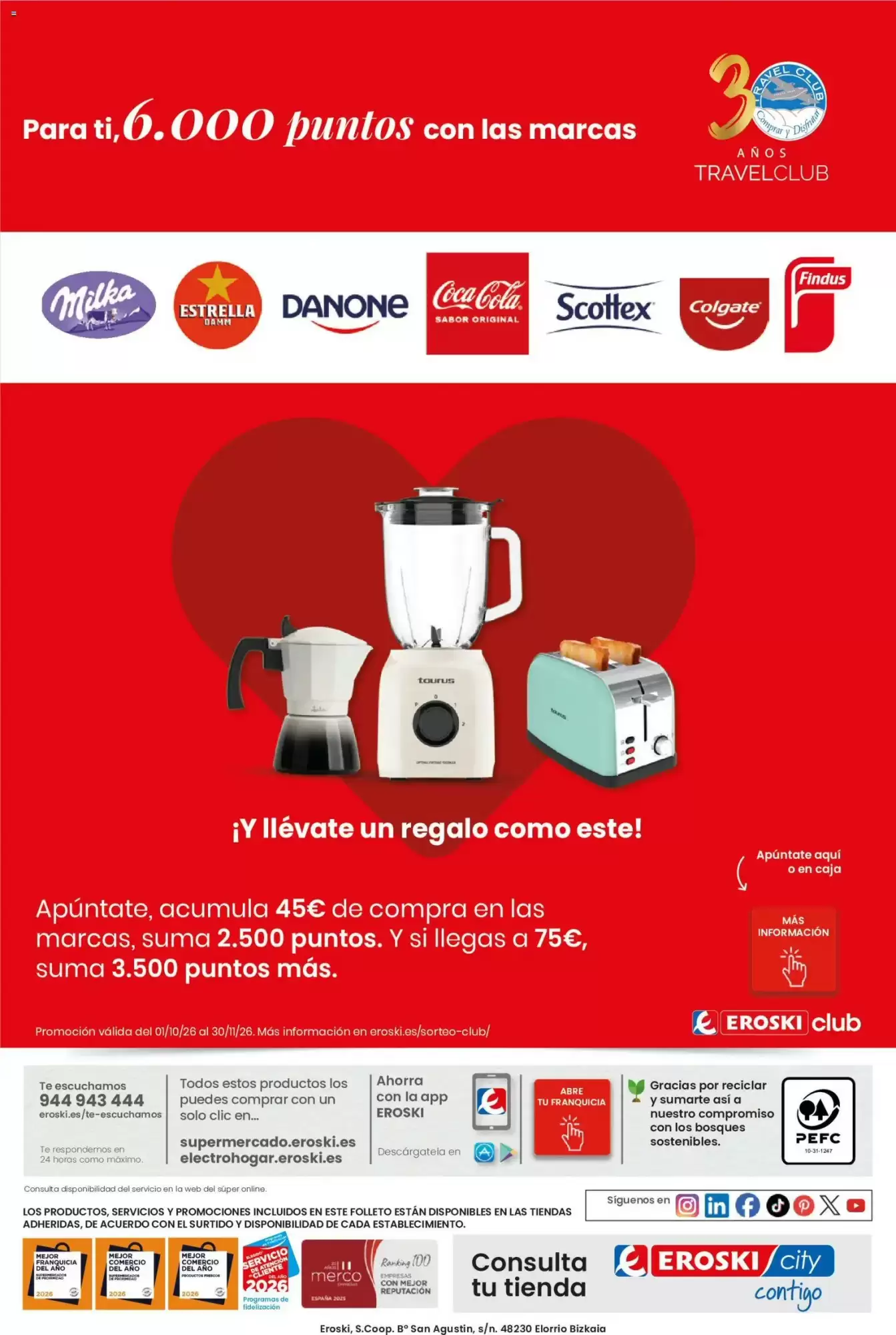 Folleto promocional de Eroski válido desde el 15/10/2026 - Página 8.