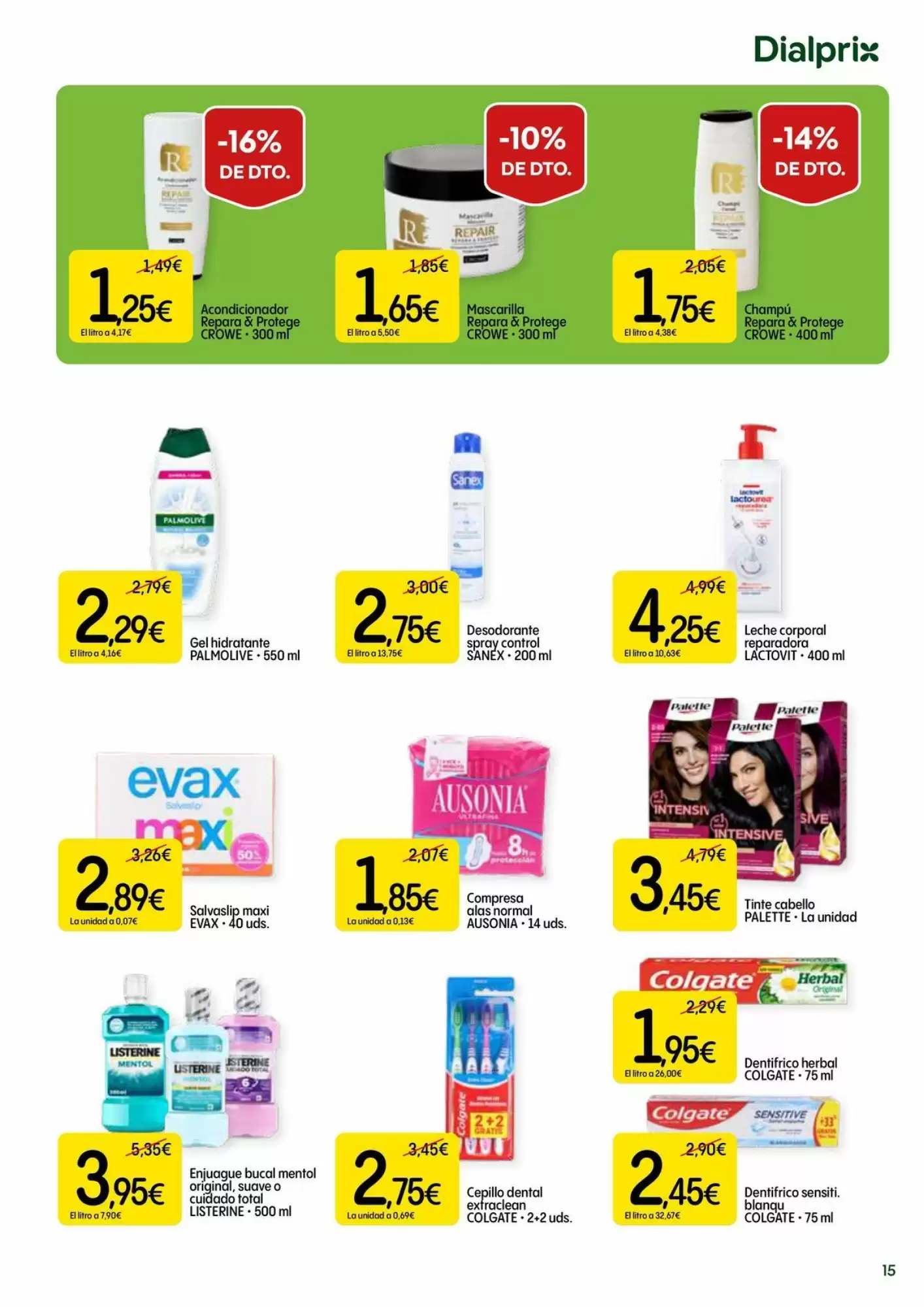 Folleto promocional de Dialprix válido desde el 15/10/2026 - Página 15.