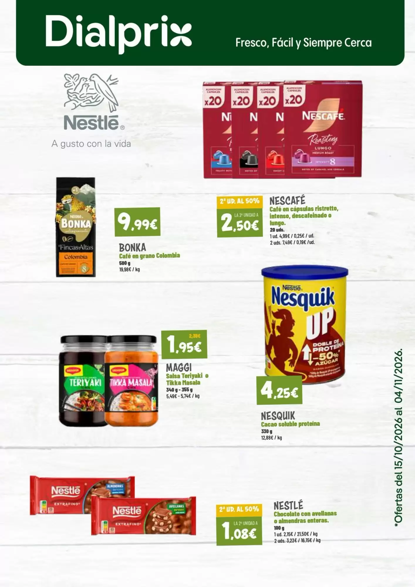 Folleto promocional de Dialprix válido desde el 15/10/2026 - Página 17.
