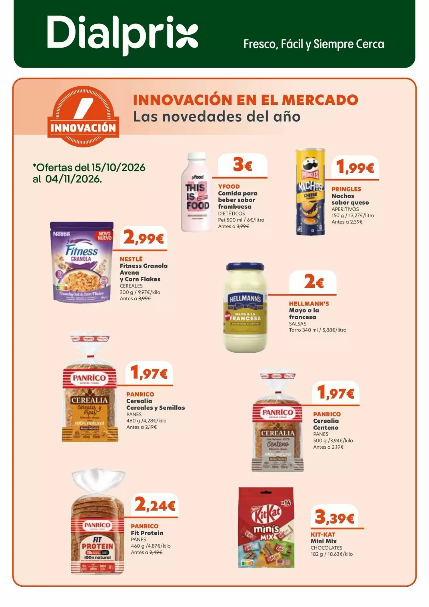 Folleto promocional de Dialprix válido desde el 15/10/2026 - Página 20.