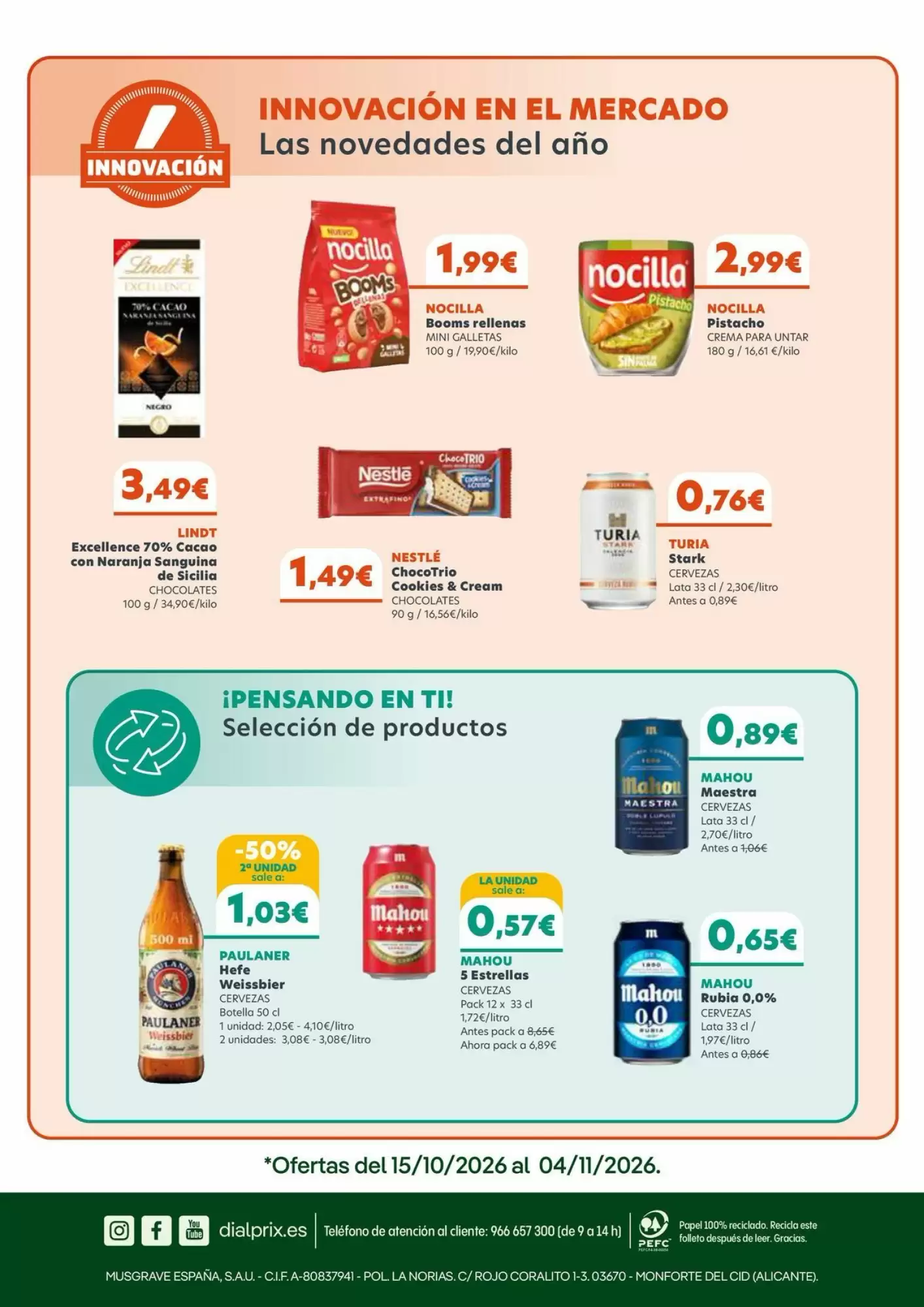 Folleto promocional de Dialprix válido desde el 15/10/2026 - Página 21.