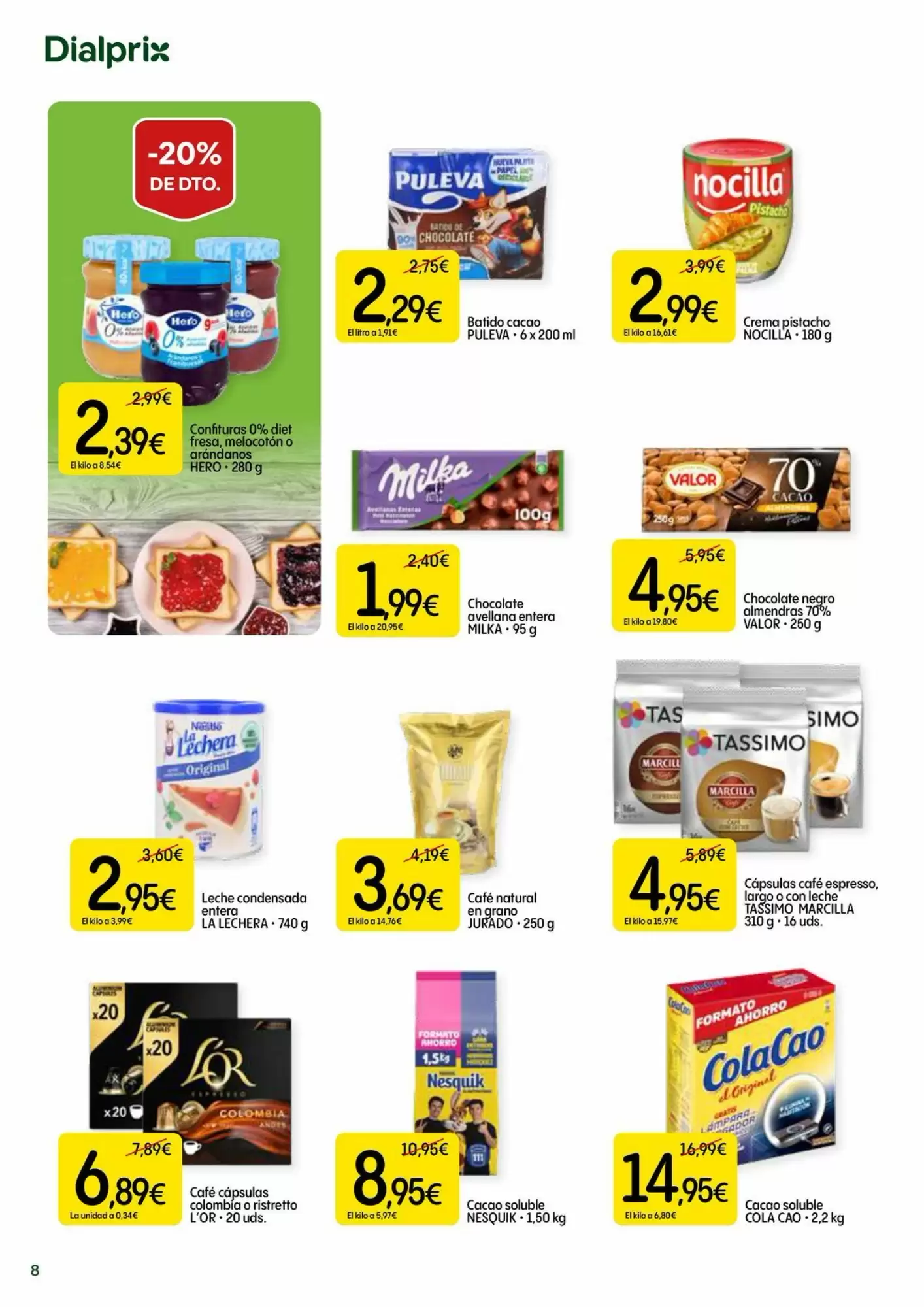 Folleto promocional de Dialprix válido desde el 15/10/2026 - Página 8.