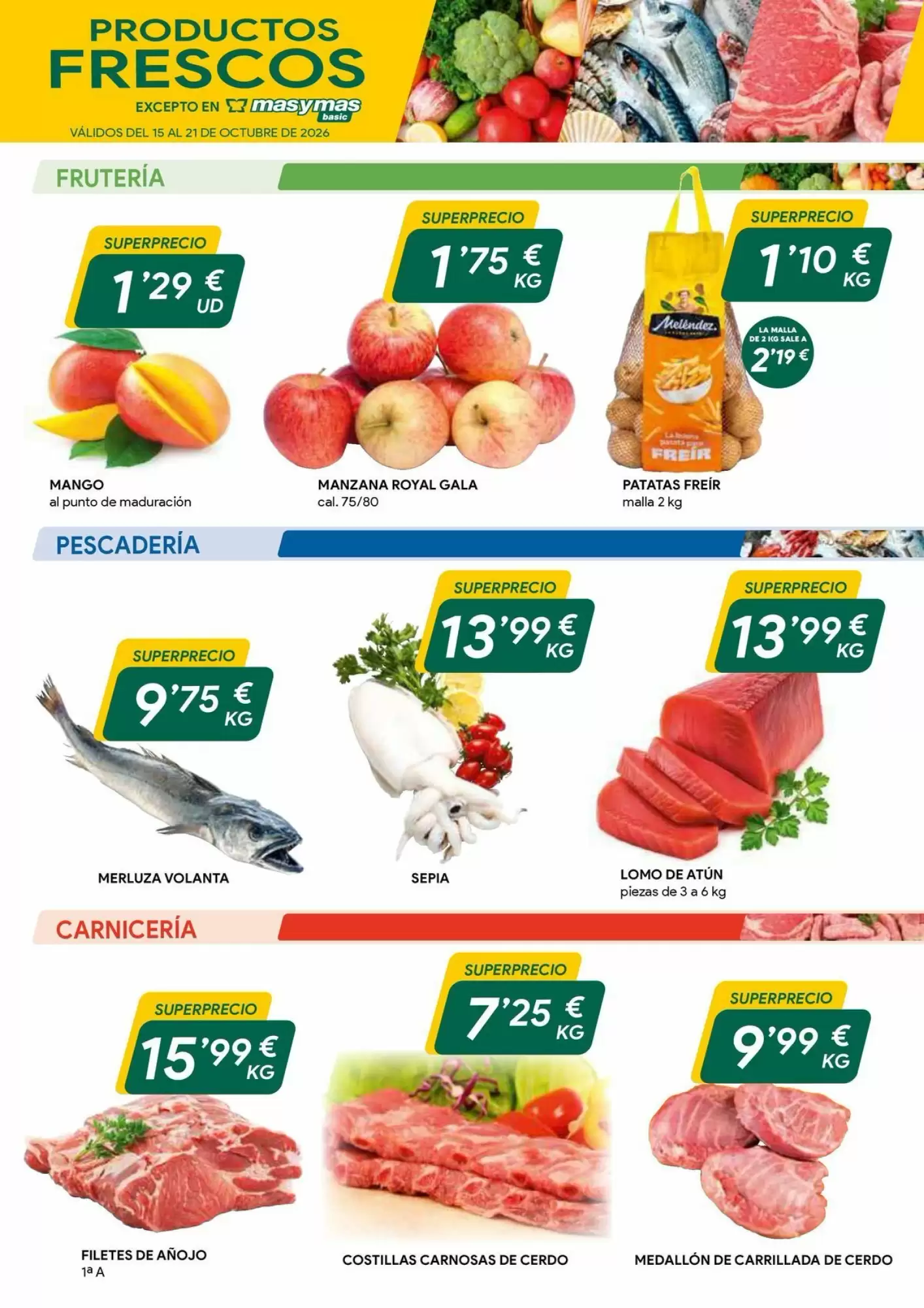 Folleto promocional de Masymas válido desde el 15/10/2026 - Página 2.