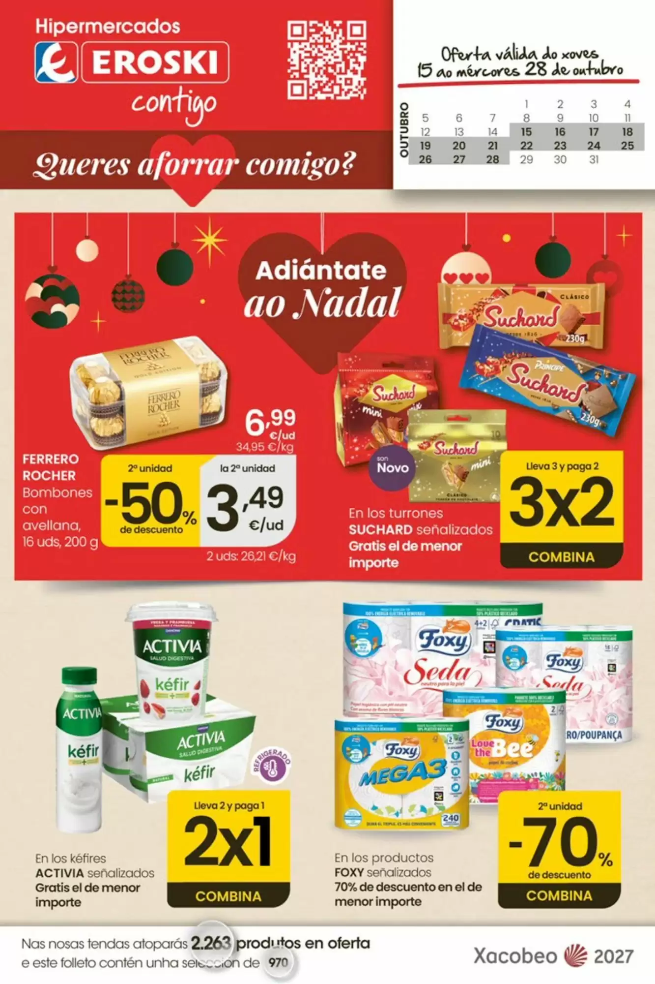 Folleto promocional de Eroski válido desde el 15/10/2026 - Página 1.