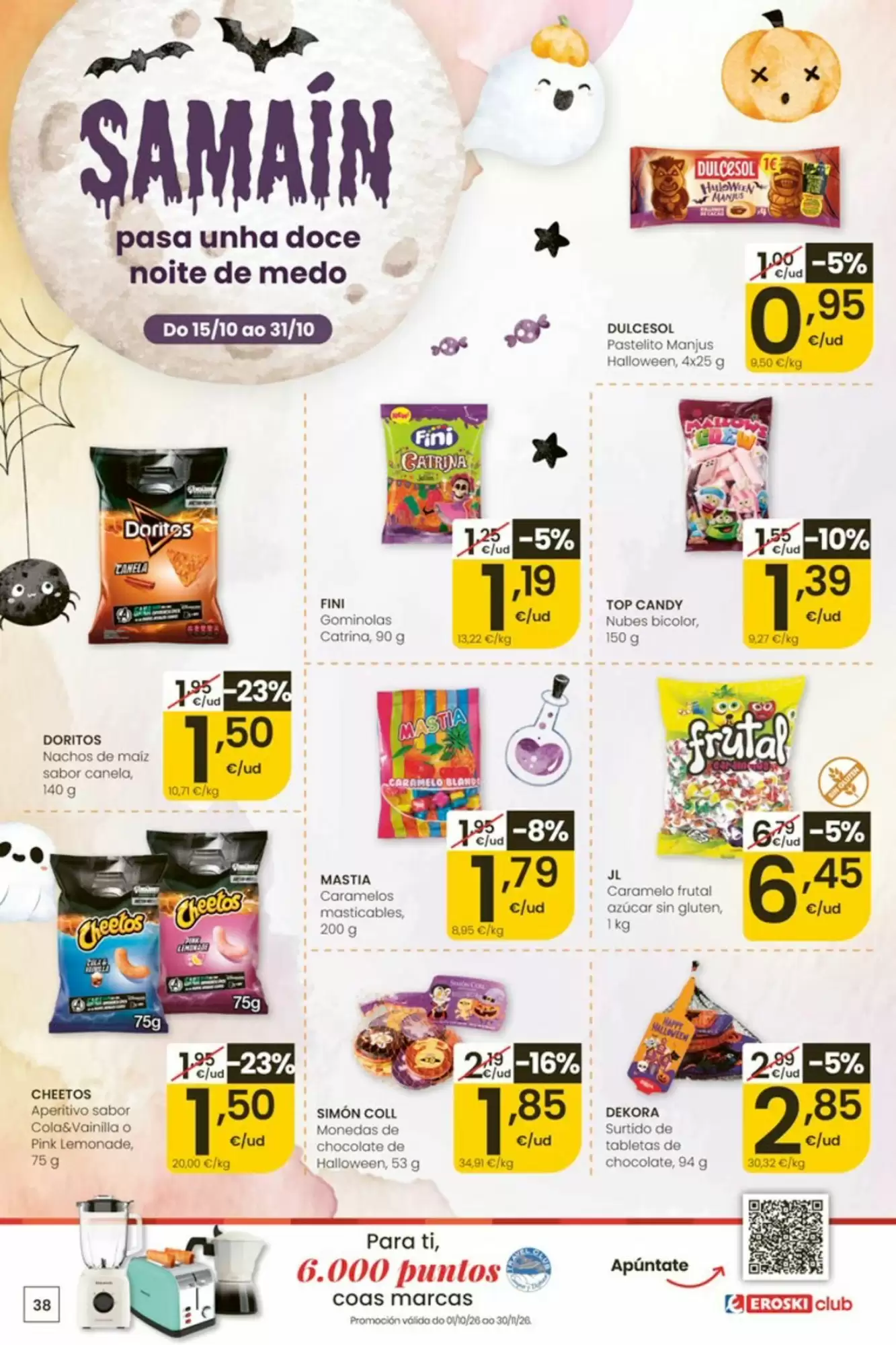 Folleto promocional de Eroski válido desde el 15/10/2026 - Página 38.
