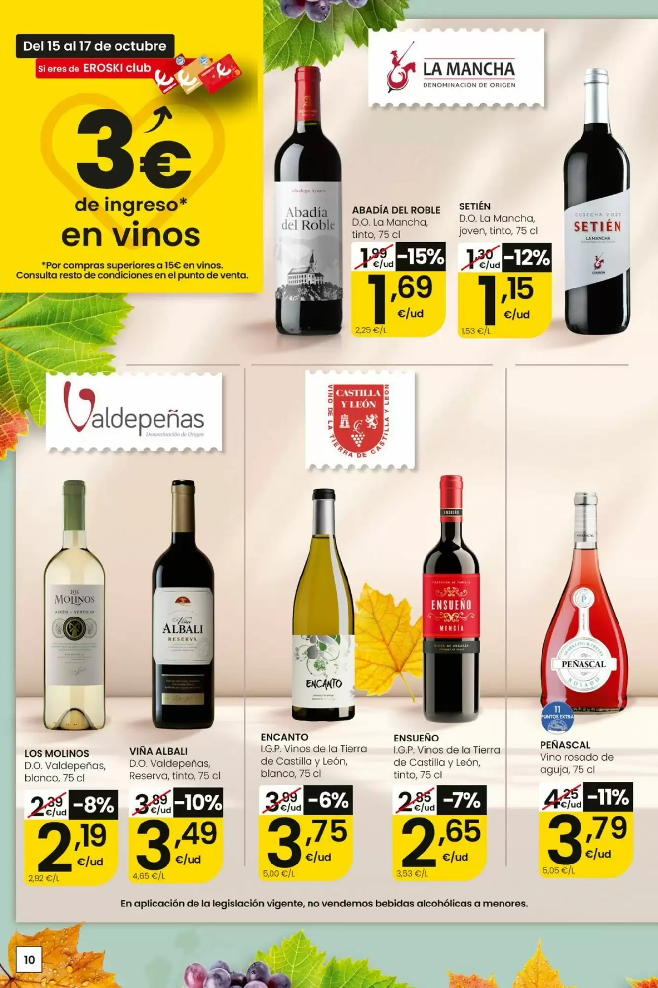 Folleto promocional de Eroski válido desde el 15/10/2026 - Página 10.