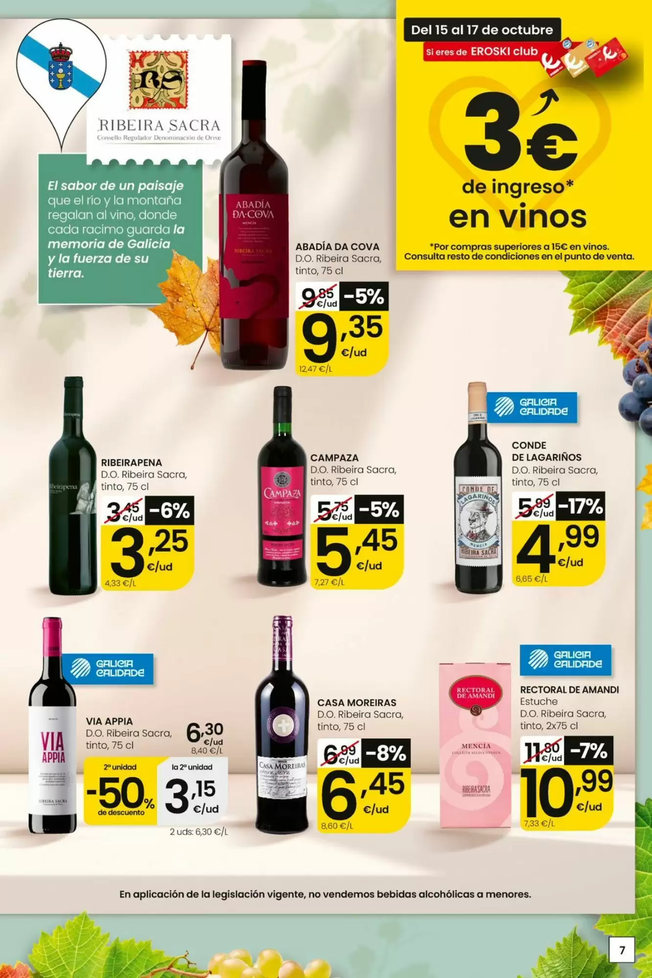 Folleto promocional de Eroski válido desde el 15/10/2026 - Página 7.