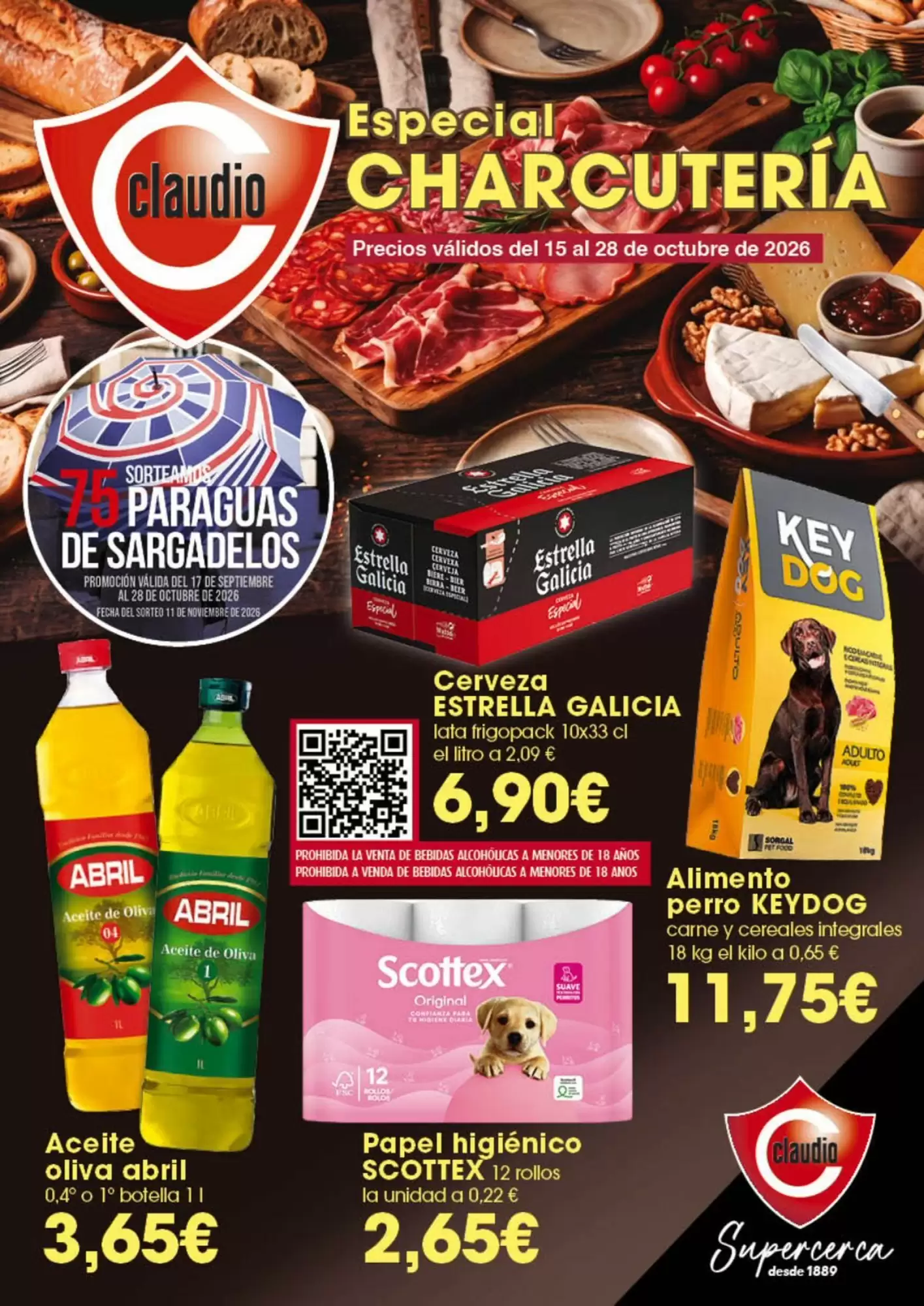 Folleto promocional de Claudio válido desde el 15/10/2026 - Página 1.