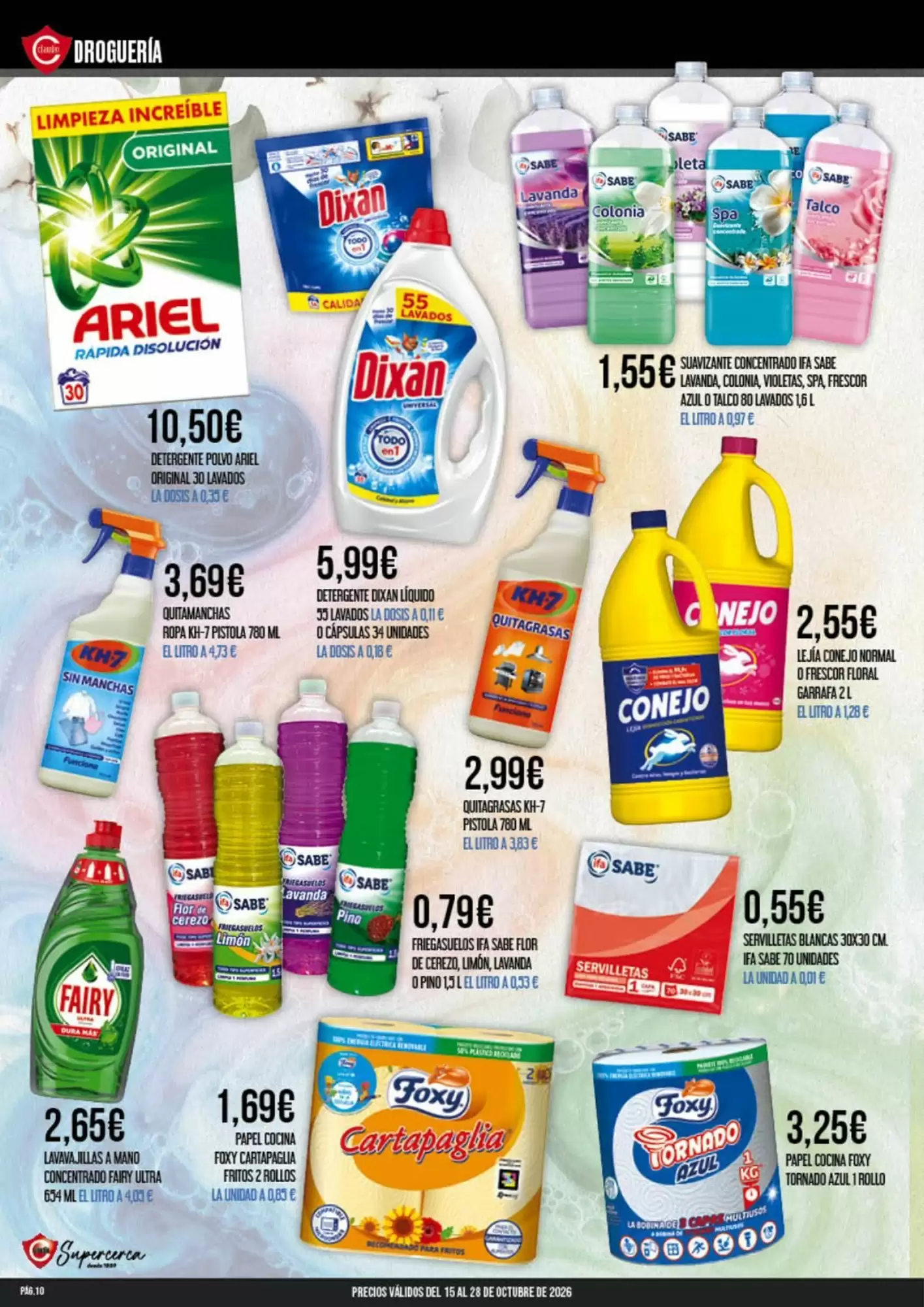 Folleto promocional de Claudio válido desde el 15/10/2026 - Página 10.