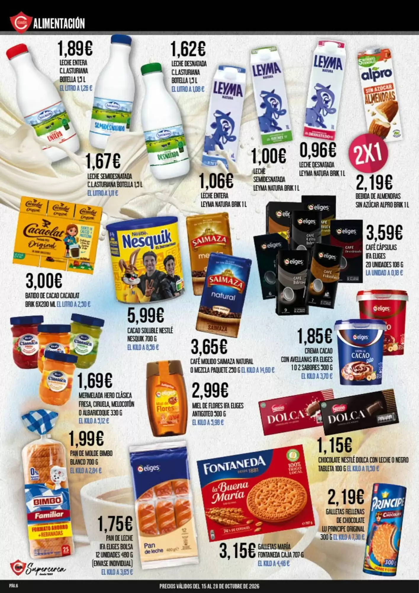 Folleto promocional de Claudio válido desde el 15/10/2026 - Página 6.